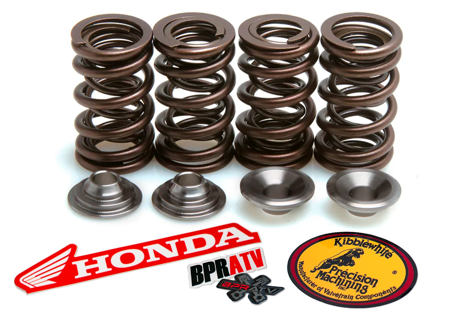 Kibblewhite Valve Spring Kit ATC350X 1985 1986 Red Seals Titanium Retainers USA - Image 4