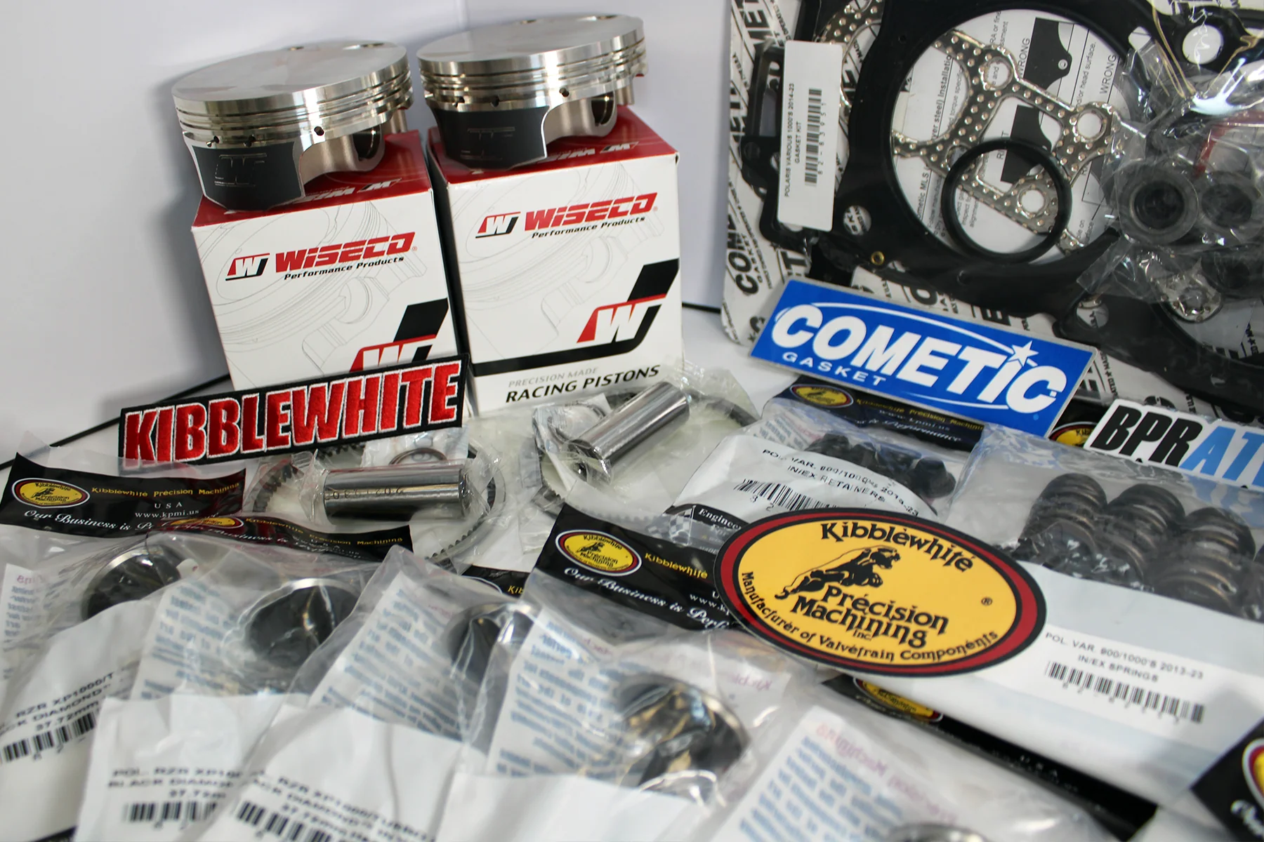 Kibblewhite Valves Head Service Kit Wiseco Pistons Cylinder Polaris General 1000 - Image 16