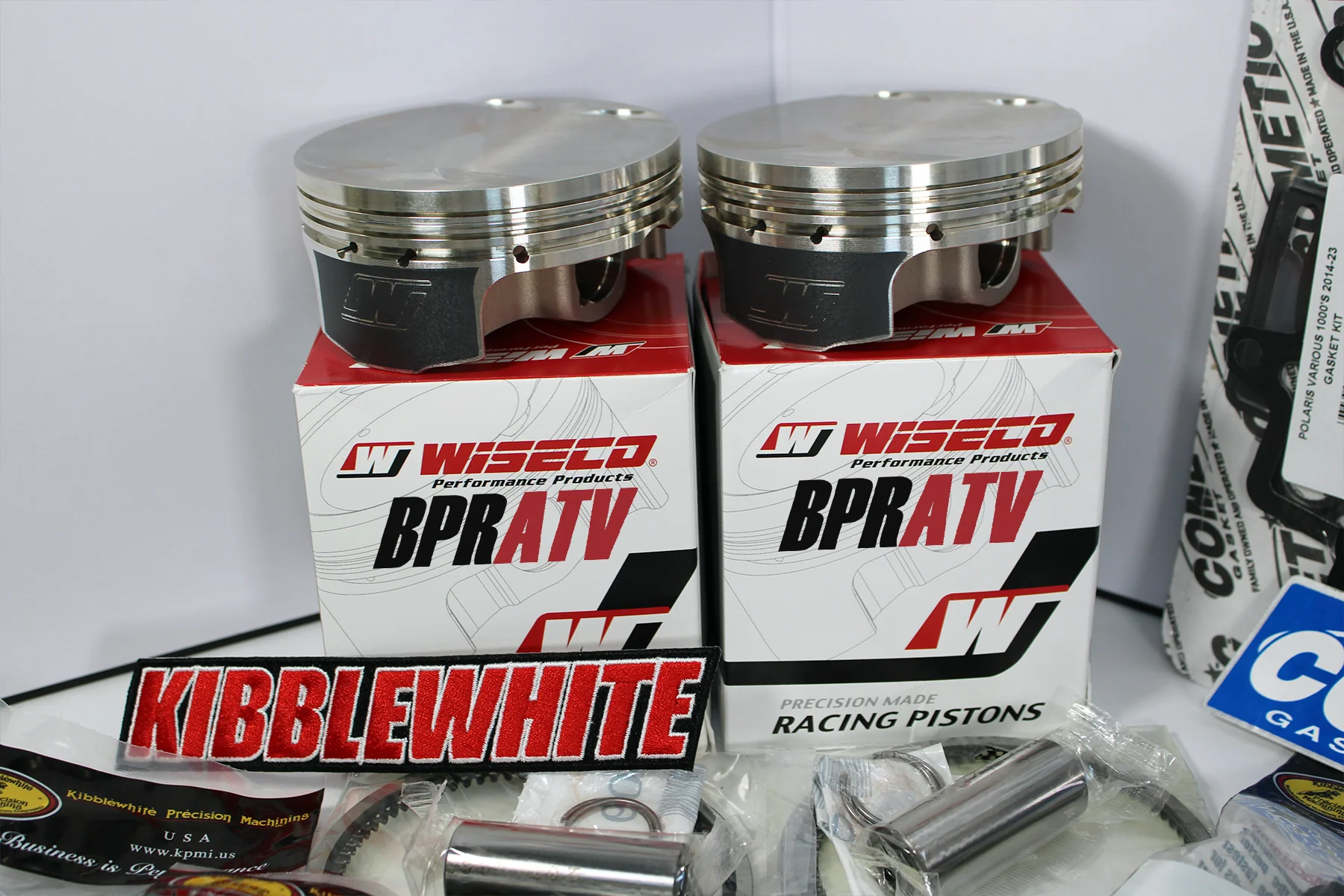 Kibblewhite Valves Head Service Kit Wiseco Pistons Cylinder Polaris General 1000 - Image 18
