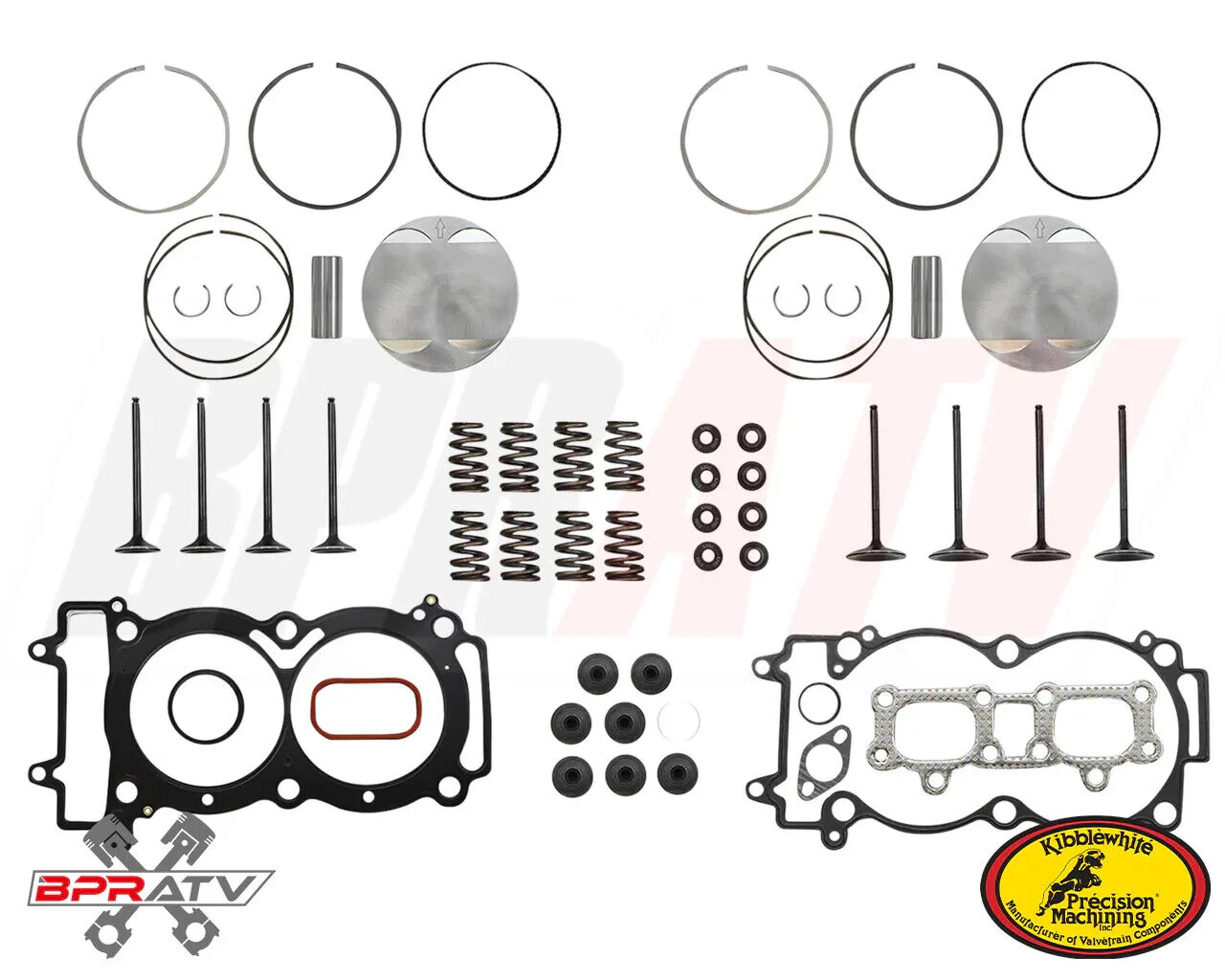 Kibblewhite Valves Head Service Wiseco Pistons Cylinder Kit For Polaris RZR RS1 - Image 8