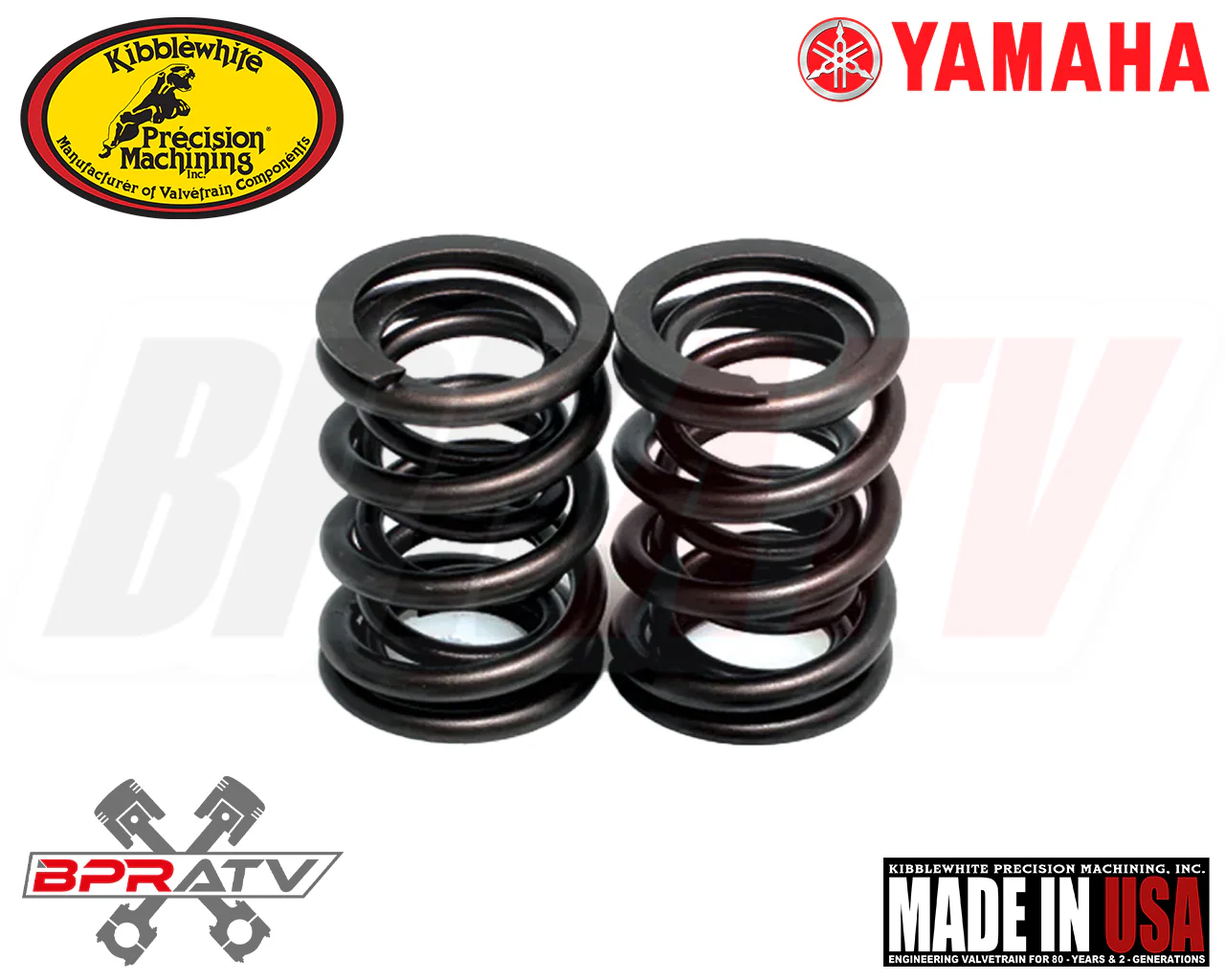 Kodiak 400 YFM400 A YFM 400 Intake Exhaust Valve Kit & Ti KIBBLEWHITE Spring Kit - Image 6