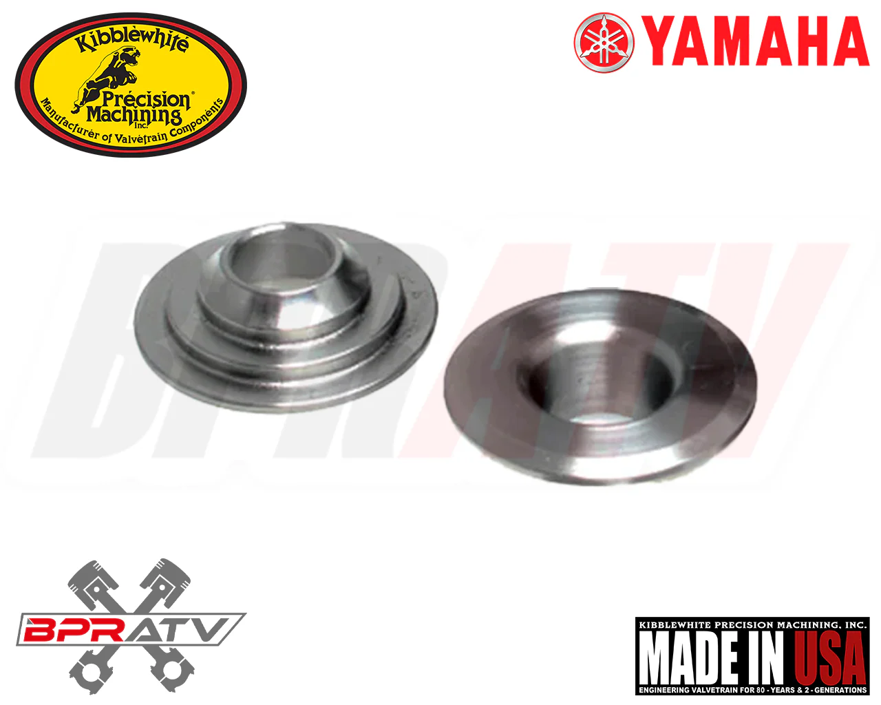 Kodiak 450 YFM450 YFM 450 Intake Exhaust Valve Kit & Ti KIBBLEWHITE Spring Kit - Image 8