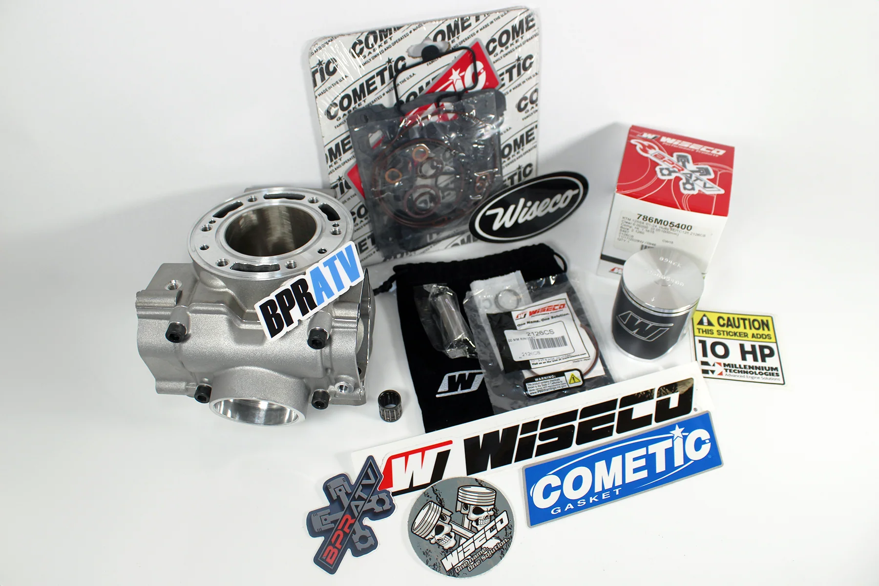 KTM 125 SX Husqvarna TC 125 GasGas MC 125 Top End Kit Wiseco Piston BPRATV 16-23 - Image 13