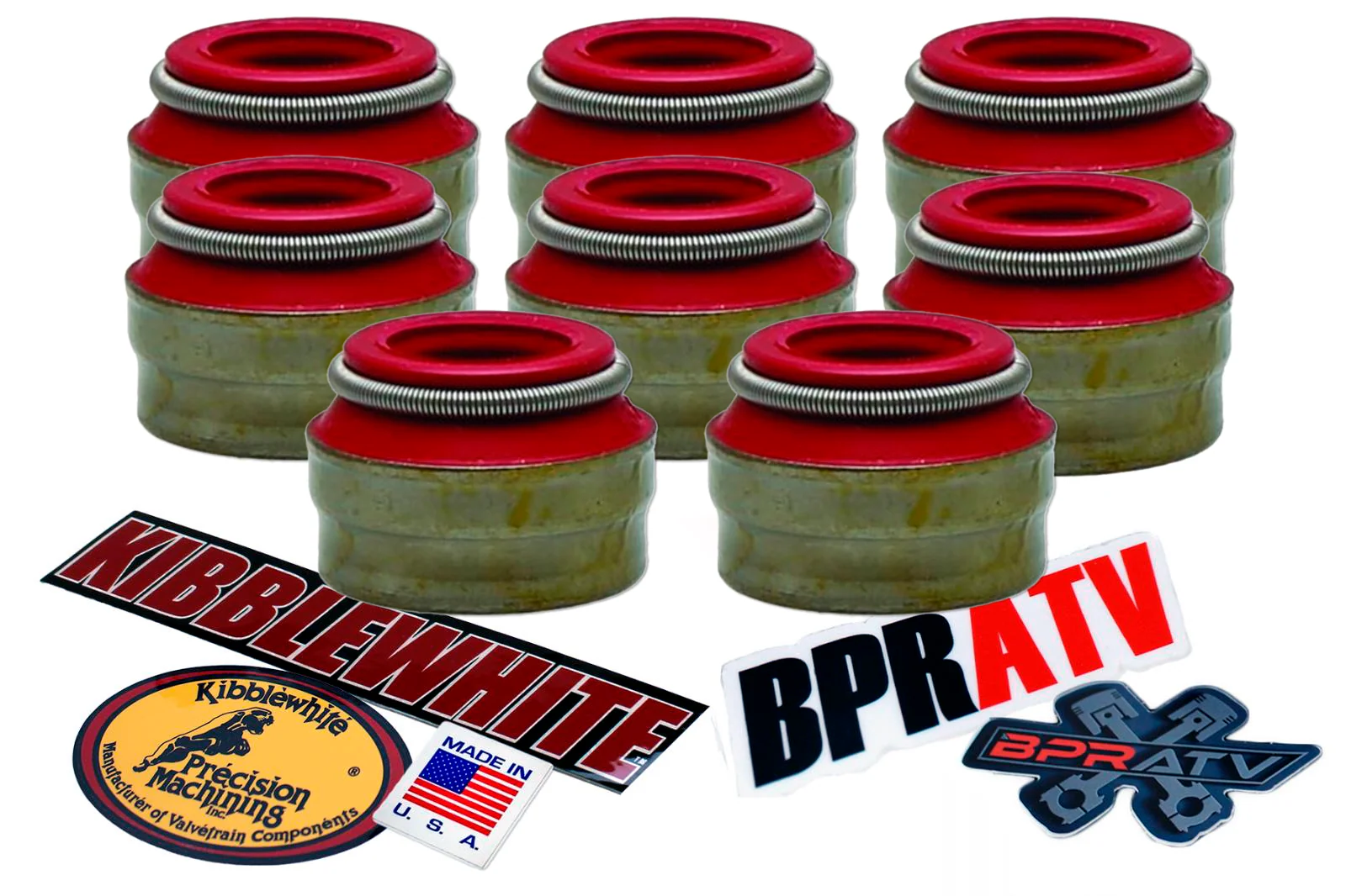 KTM 250 2005–2022 RED Viton Valve Stem Seals Kit Kibblewhite USA OEM Replacement - Image 18