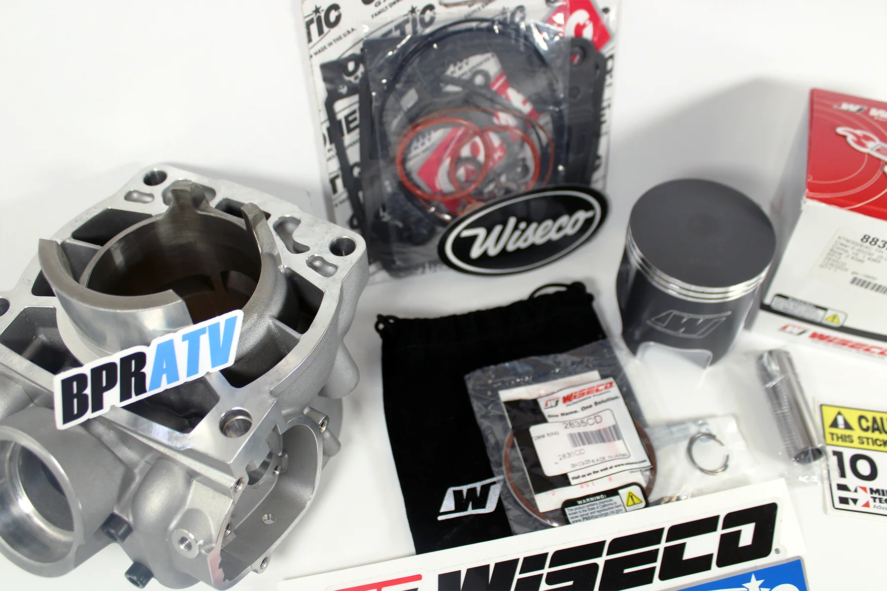 KTM 300 EXC XC TPI Husqvarna GasGas 300 72mm Top End Rebuild Kit Wiseco Piston! - Image 19