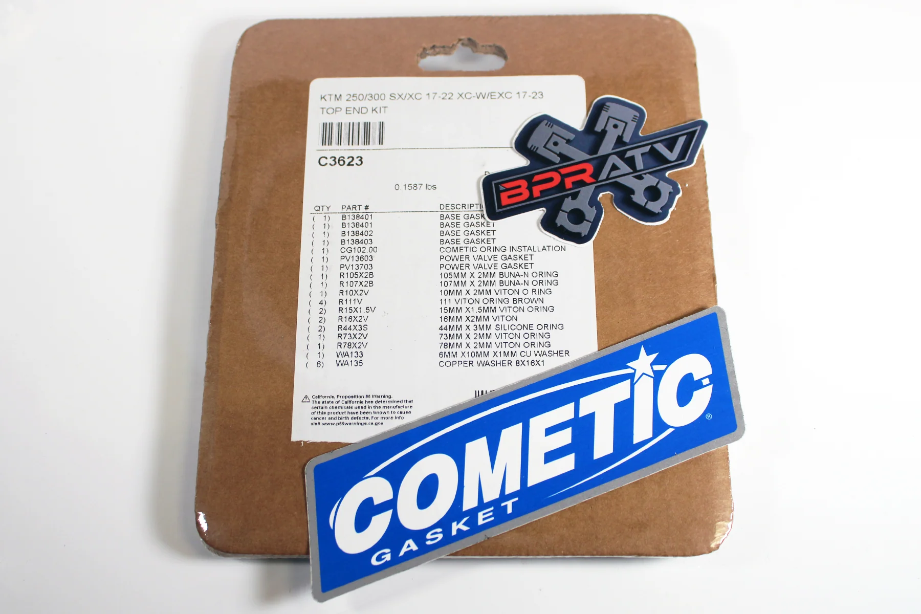 Husqvarna TE 300i TX 300i 72mm Top End Kit Wiseco Piston BPRATV Cylinder Rebuild - Image 8