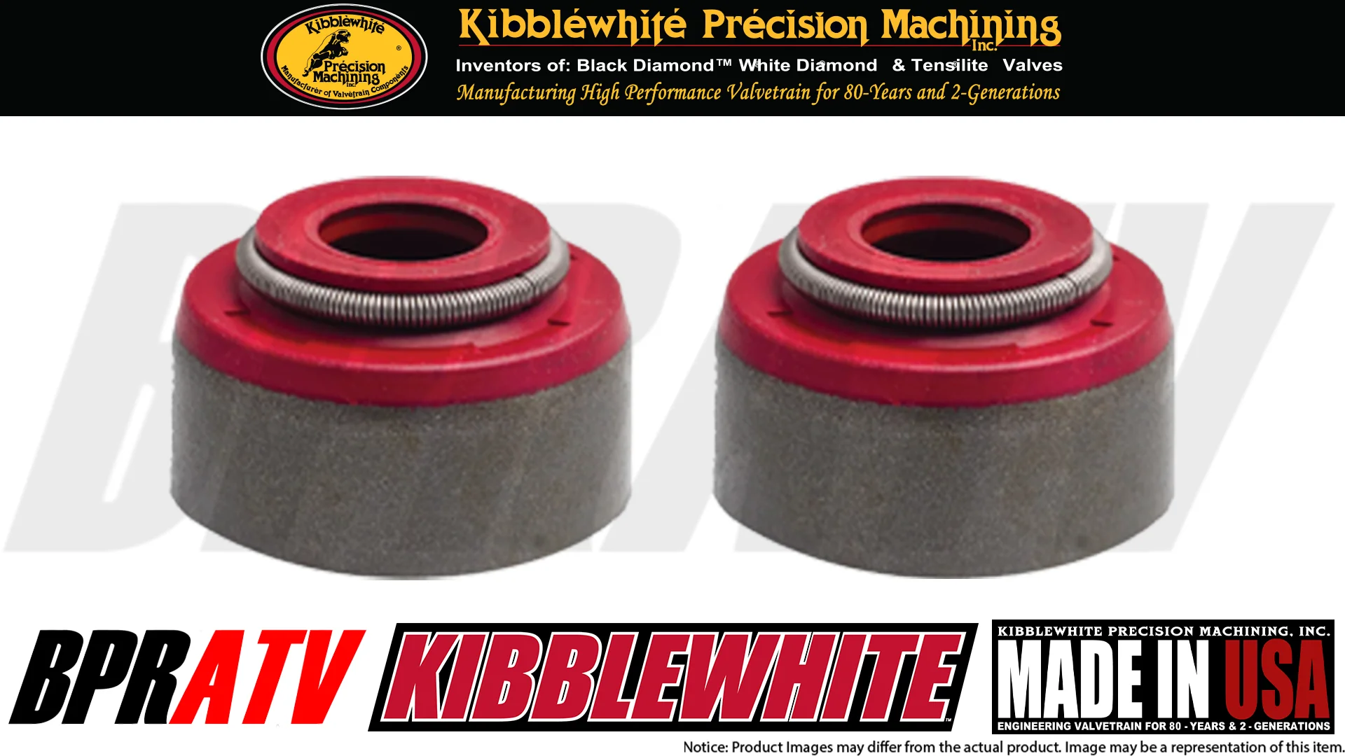 KTM 350 XC-F XCF350 Kibblewhite Titanium Valves Spring Kit RED Viton Seals 16-22 - Image 13