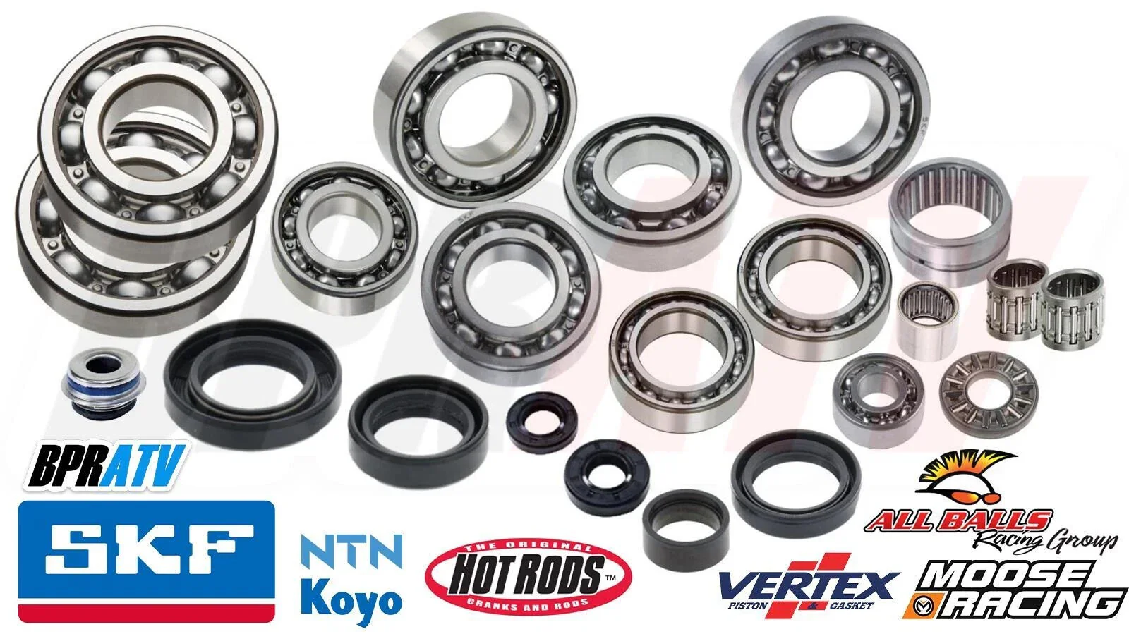 KX 450F KX450F Bottom End Bearings Motor Engine Crank Trans Complete Bearing Kit - Image 4