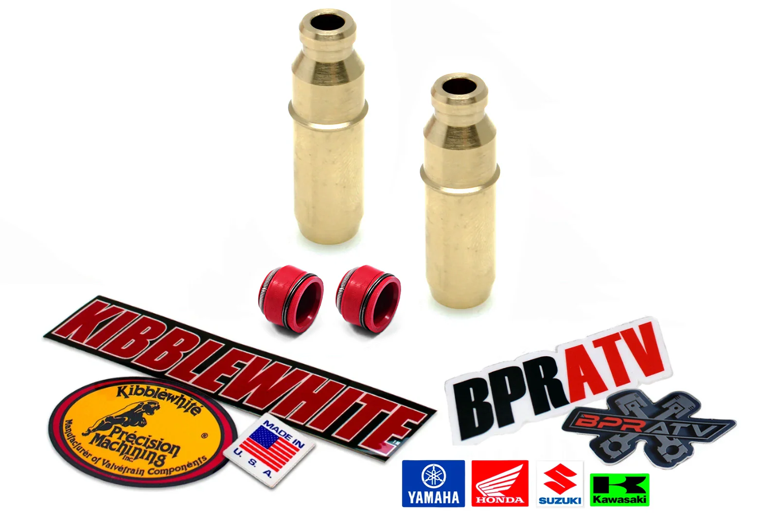 LTR450 Kibblewhite Valve Guides & RED Viton Seals Head Rebuild Kit Performance🔥 - Image 12