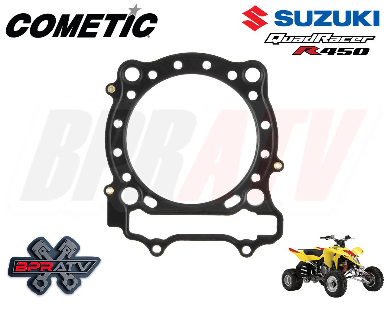 LTR450 LTR 450 LT-R 100mm 101mm Cometic Head Gasket 493 Big Bore MLS MADE IN USA - Image 2
