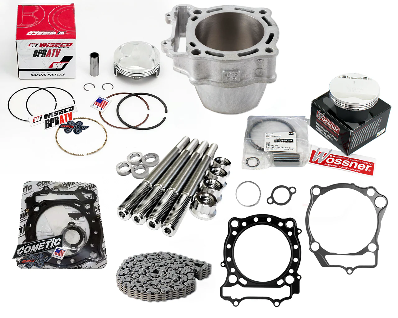 LTR450 LTR 450 LT-R450 95.5mm Stock OEM Bore Cylinder Piston Top End Rebuild Kit - Image 17