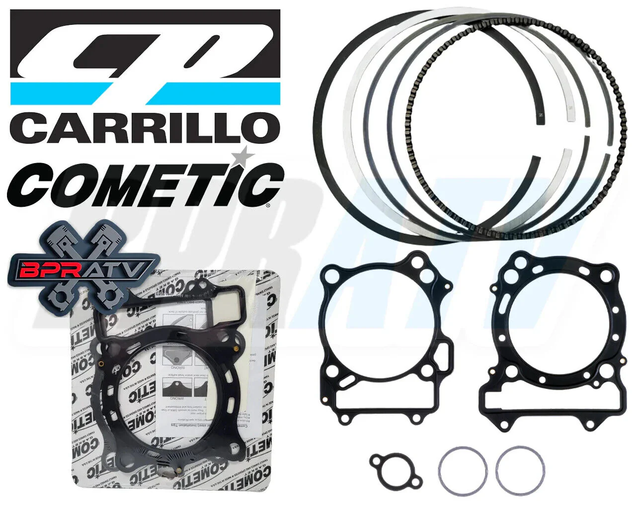 LTZ400 LTZ 400 DRZ400 DRZ 400 94mm Big Bore CP Piston Rings Only Cometic Gasket - Image 13