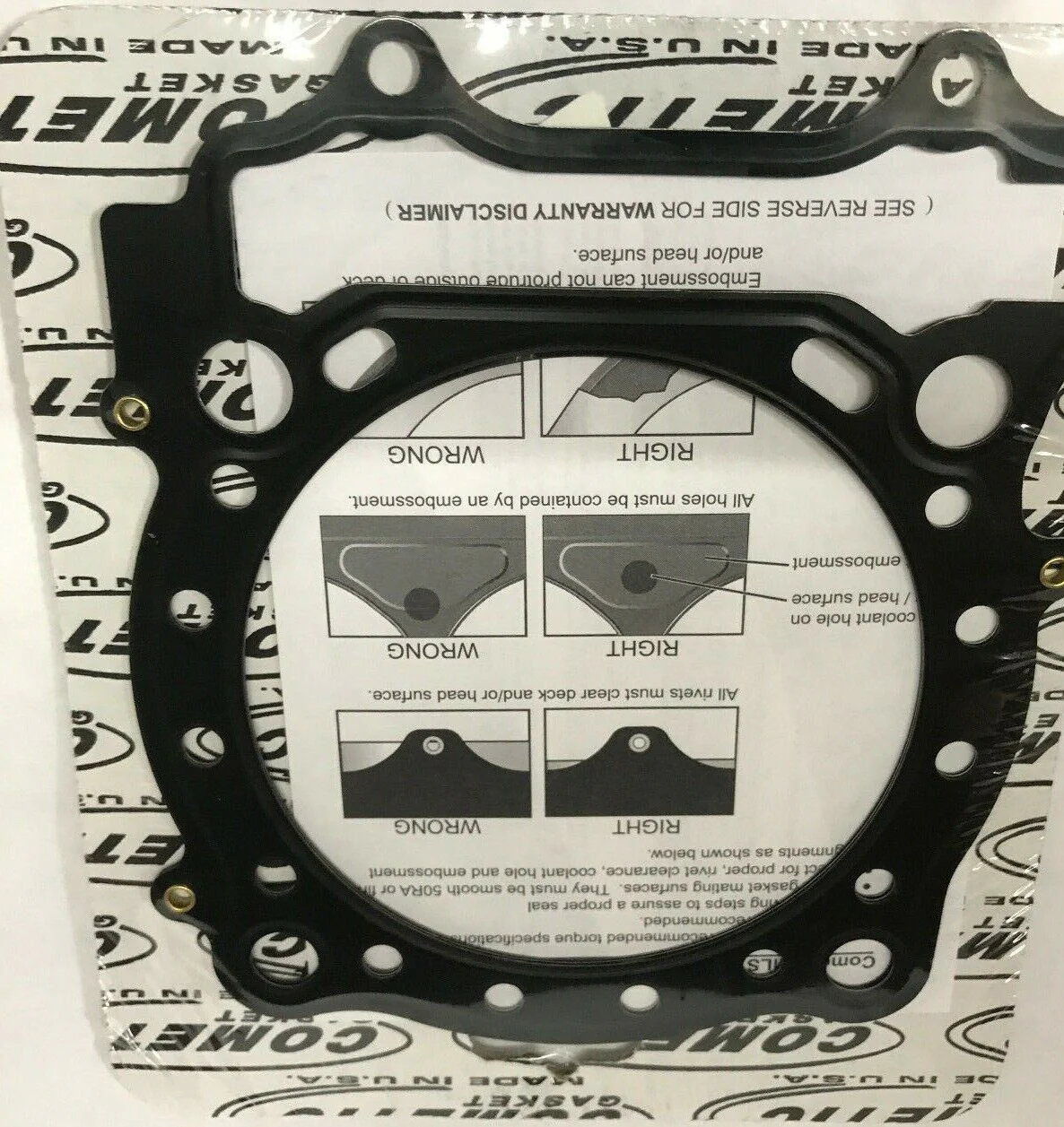 LTZ400 LTZ 400 DRZ400 Z400 94mm +4 94mm 434 Cometic Big Bore MLS Head Gasket USA - Image 9