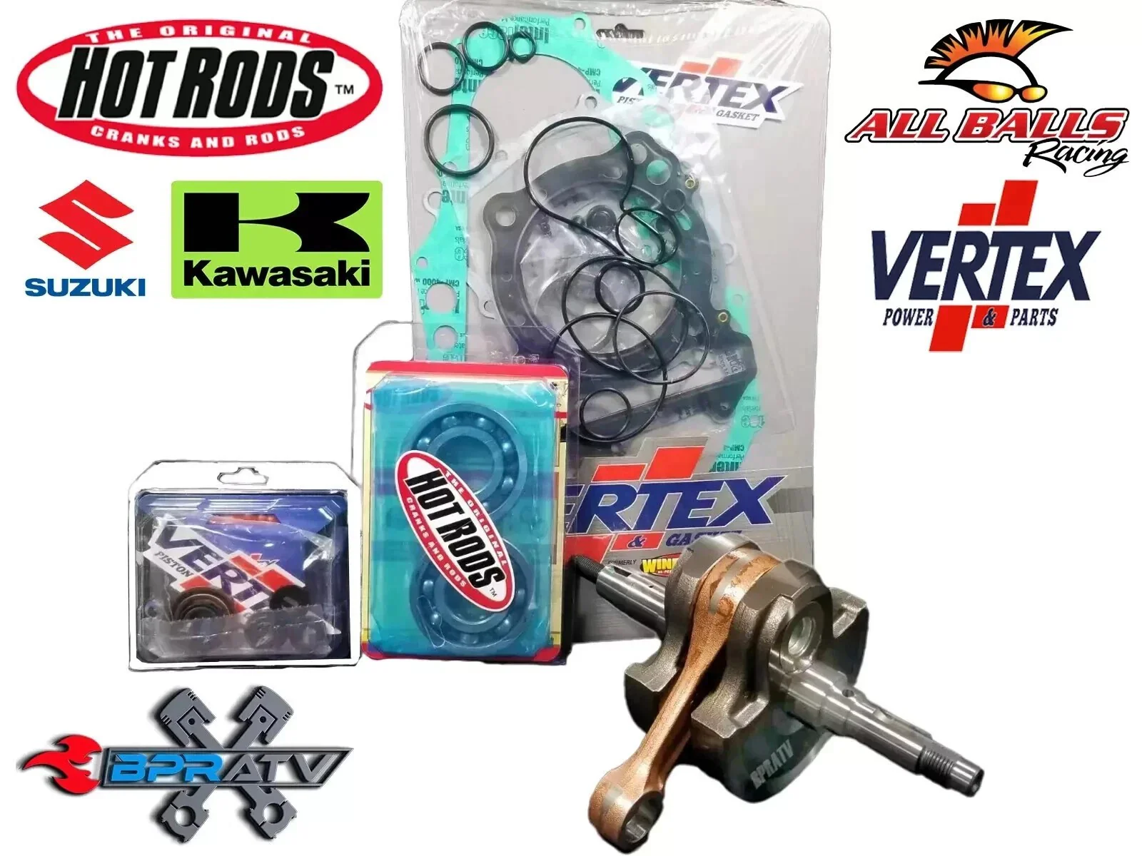 LTZ400 LTZ 400 LT-Z400 Complete Rebuilt Engine Motor Rebuild Top Bottom End Kit - Image 16