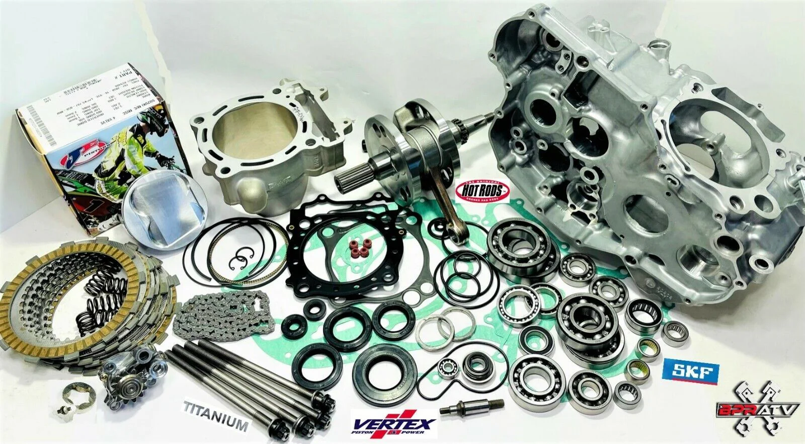 LTZ400 LTZ 400 Z400 Cases Big Bore Stroker Complete 470cc Rebuild Crankcase Set