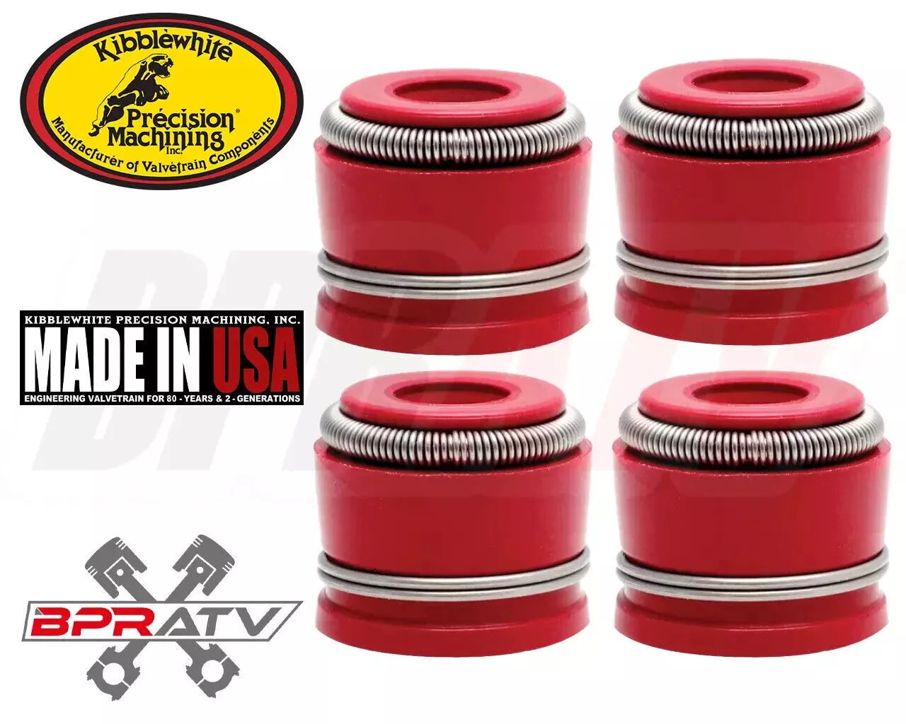 LTZ400 LTZ KFX 400 Z400 Kibblewhite Valves Stock Intake Exhaust Valve Stem Seals - Image 13