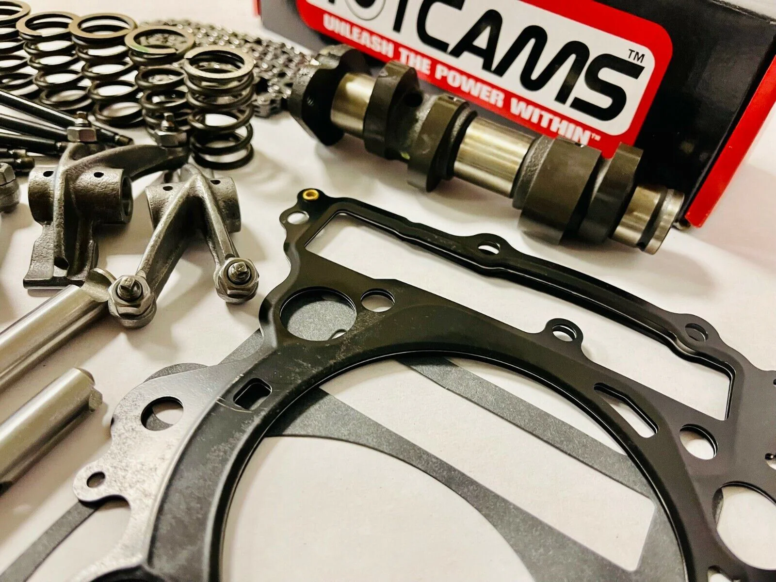 Rhino 660 Mudbuster Hotcam Hot Cam Valves Valve Springs Kit Rockers Arm & Shafts - Image 3