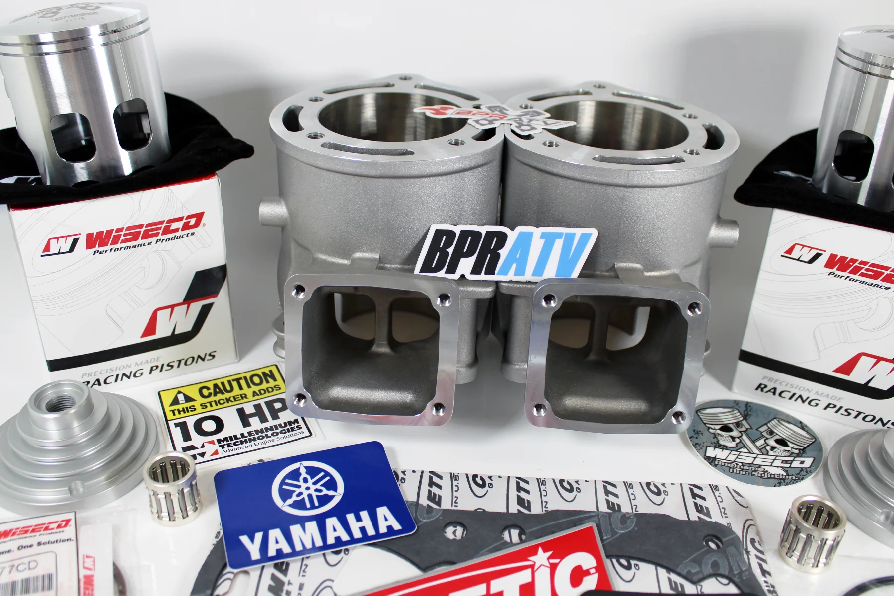 New BPRATV Banshee 421cc 68mm Nikasil Cylinder Kit Athena-Style Dune Play Ported - Image 22