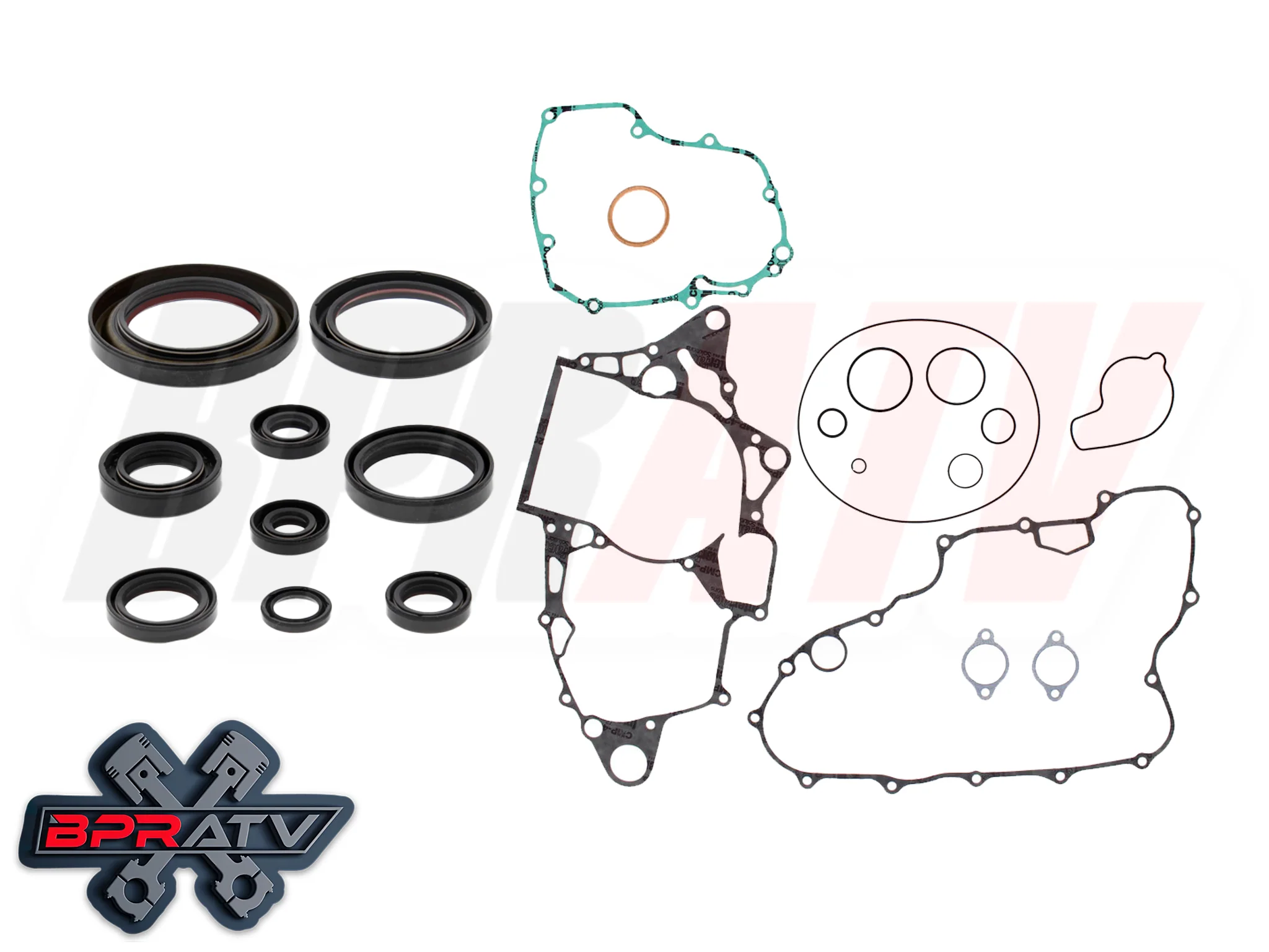 New Hot Rods Crankshaft Rebuild Kit TRX450R TRX450ER '06-14 SKF Bearings Gaskets - Image 19