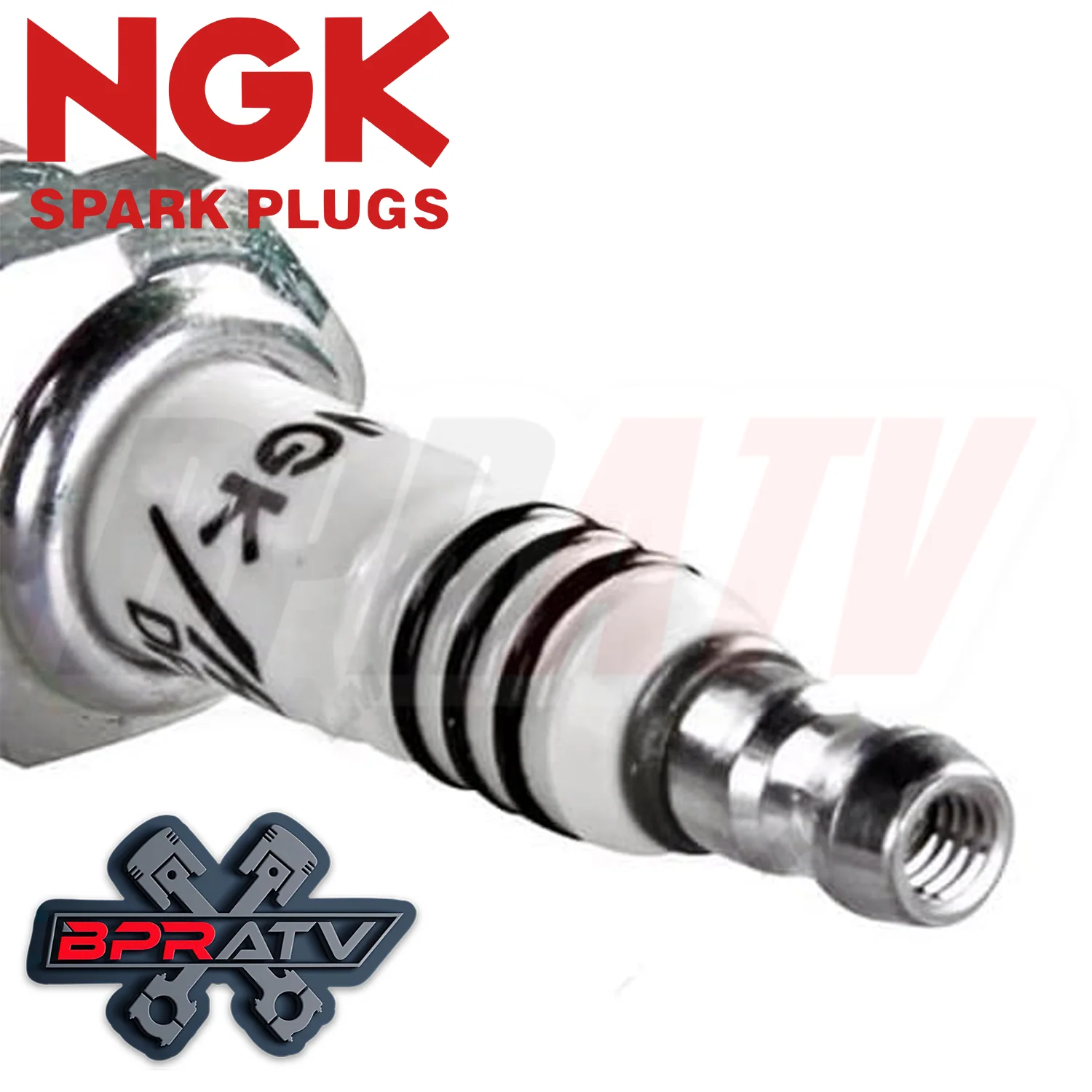 x2 NGK Laser Iridium 5044 Spark Plugs BR8EIX Yamaha Banshee 350 Blaster 200 PAIR - Image 7