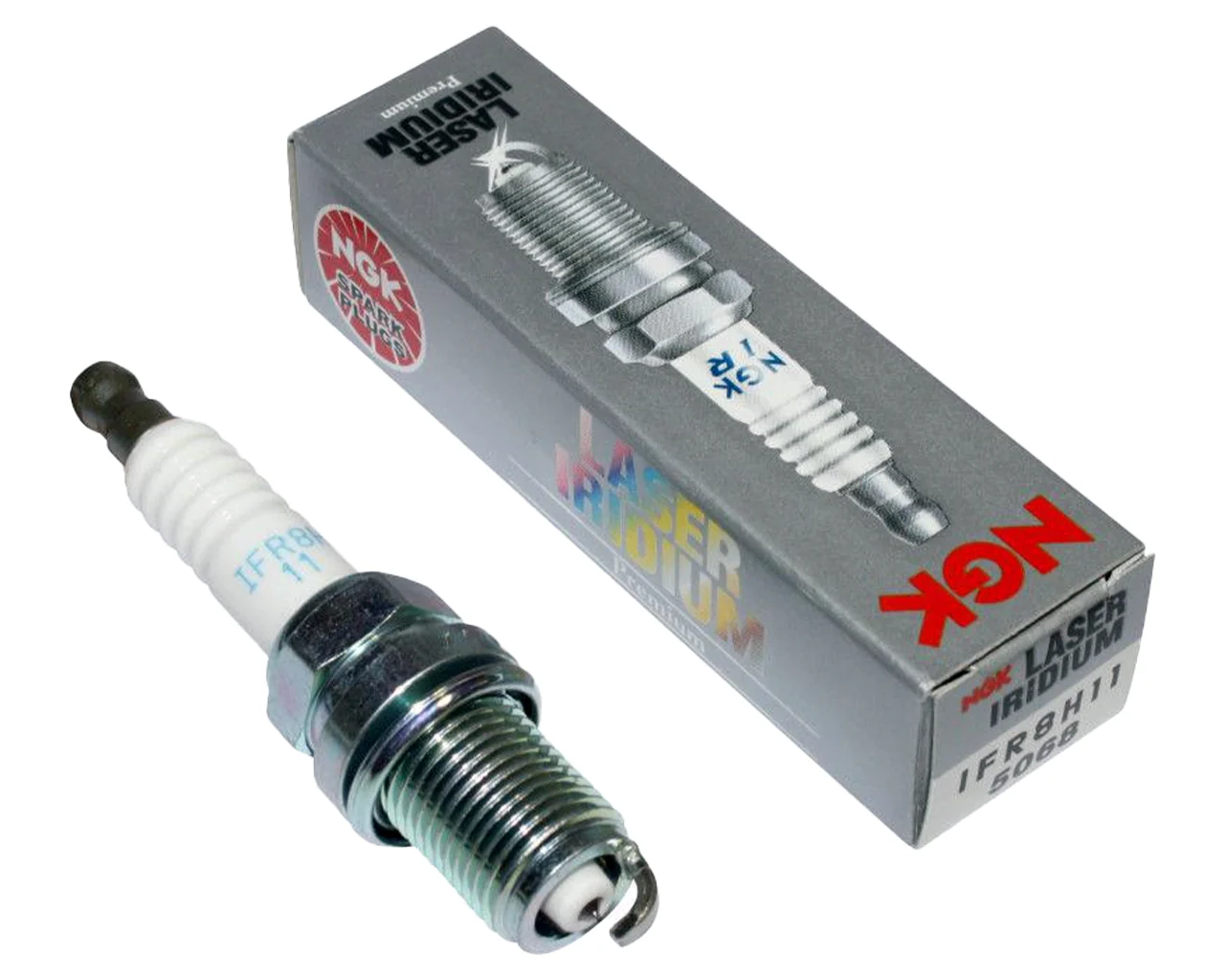 NGK Laser Iridium Spark Plug IFR8H11 Honda TRX450R TRX 450R CRF450R CRF 450 5068 - Image 3