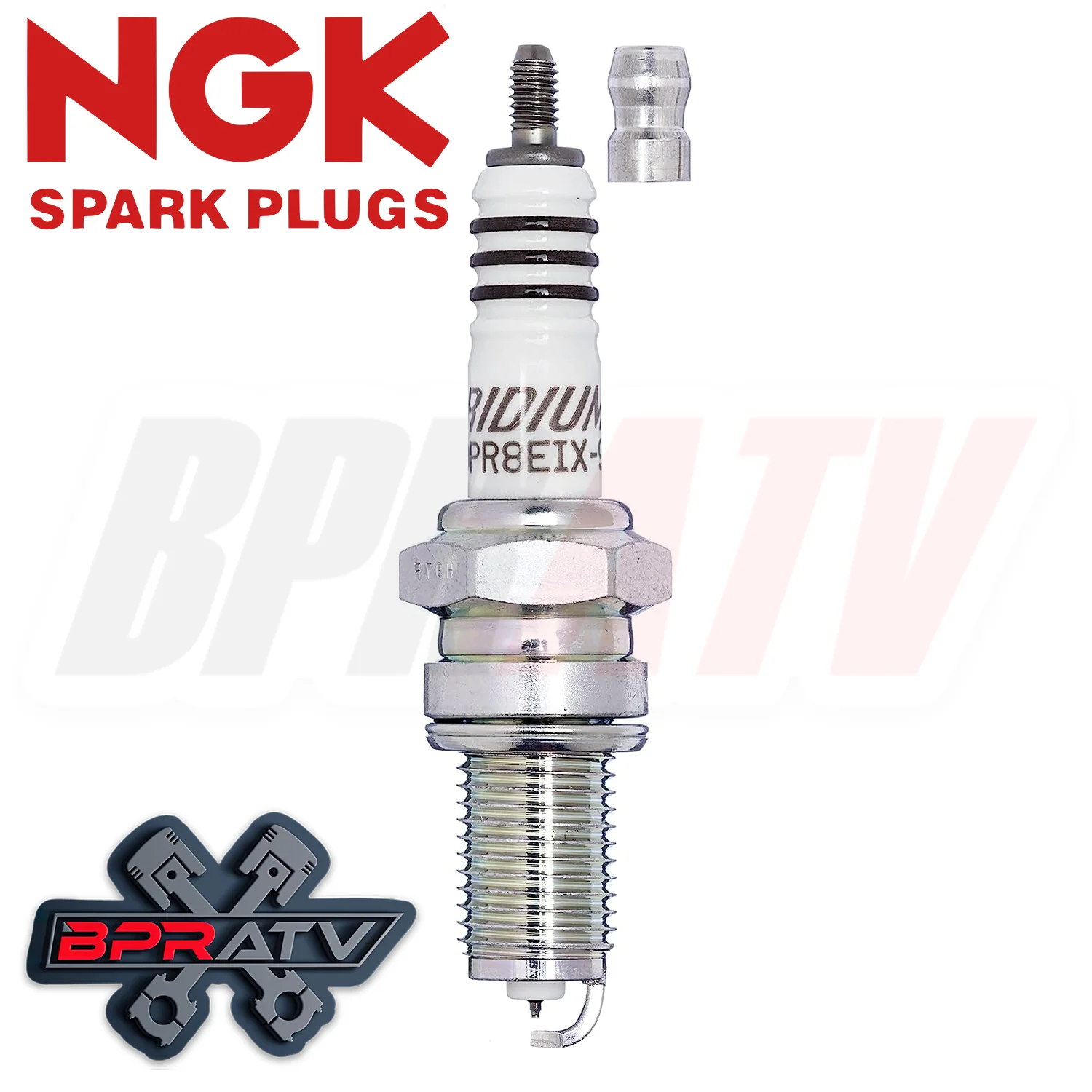 NGK Laser Iridium Spark Plug Part # DPR8EIX Polaris Predator Outlaw 450 500 525 - Image 2