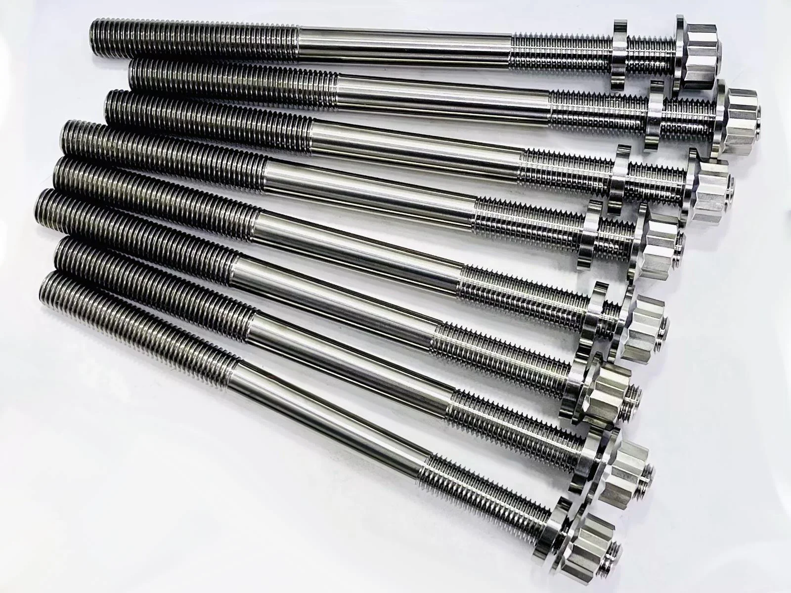 Outlander Renegade 850 Cylinder Head Studs TITANIUM Cylinder Head Stud Bolt Kit - Image 9
