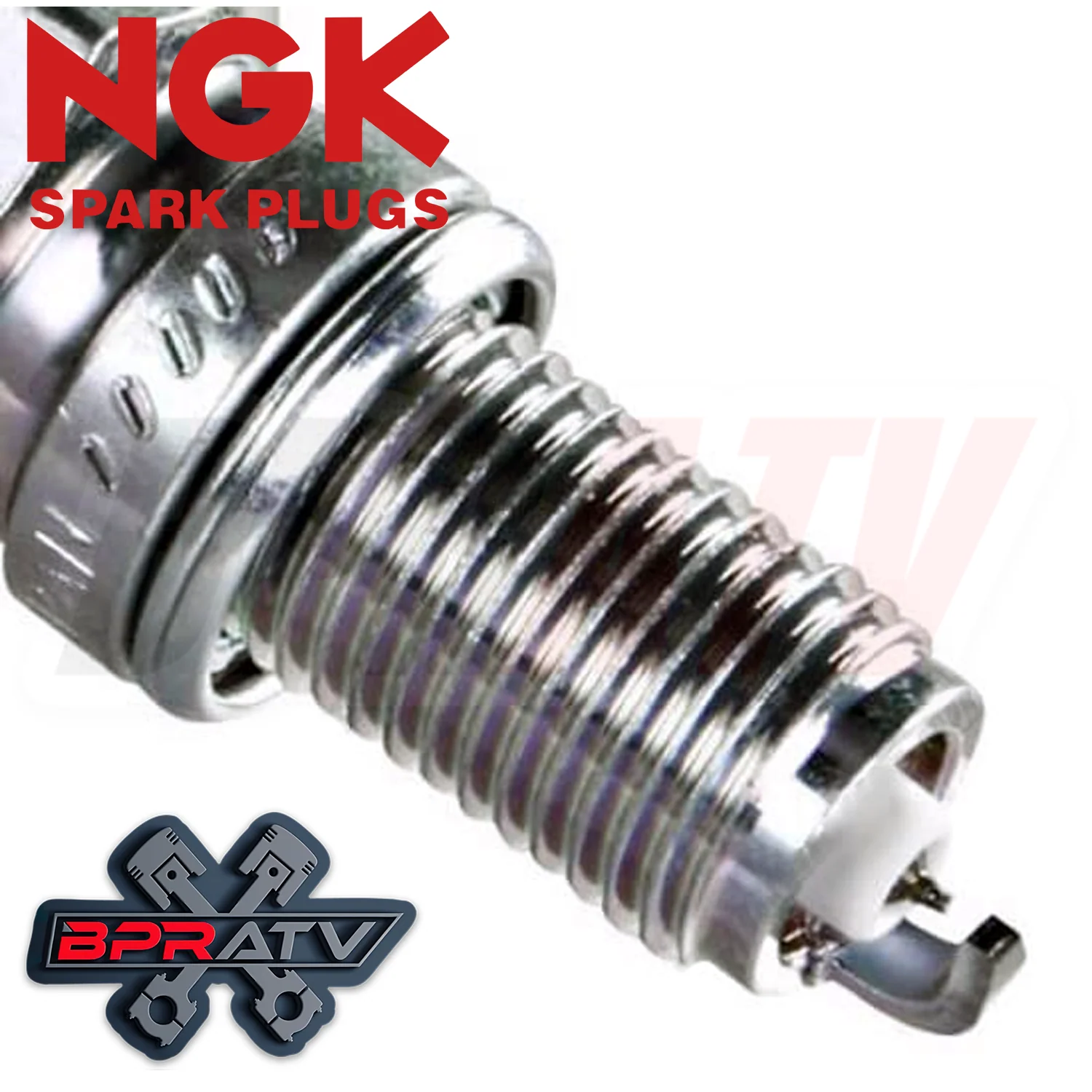Pair 2 NGK Laser Iridium 5044 Spark Plugs BR8EIX Yamaha Banshee 350 Blaster 200 - Image 6