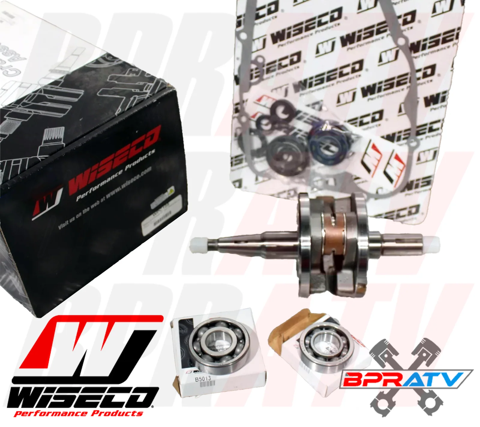 High Performance Athena Cylinder Wiseco Crank Engine Kit Kawasaki KX65 2006–2026 - Image 5