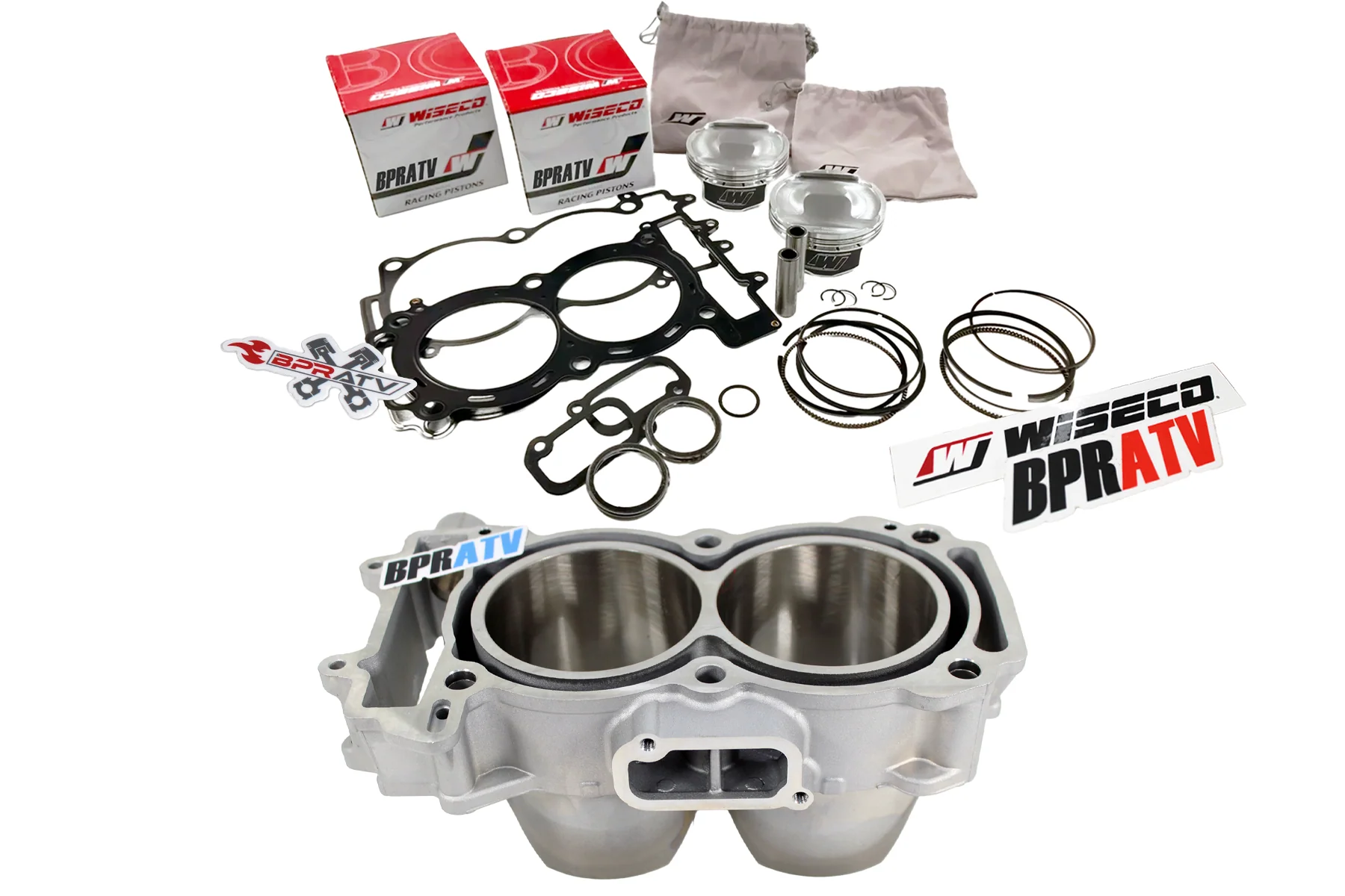 Polaris 2011 2012 RZR XP4 900 Complete Engine Rebuild Kit Crank Cylinder Pistons - Image 3