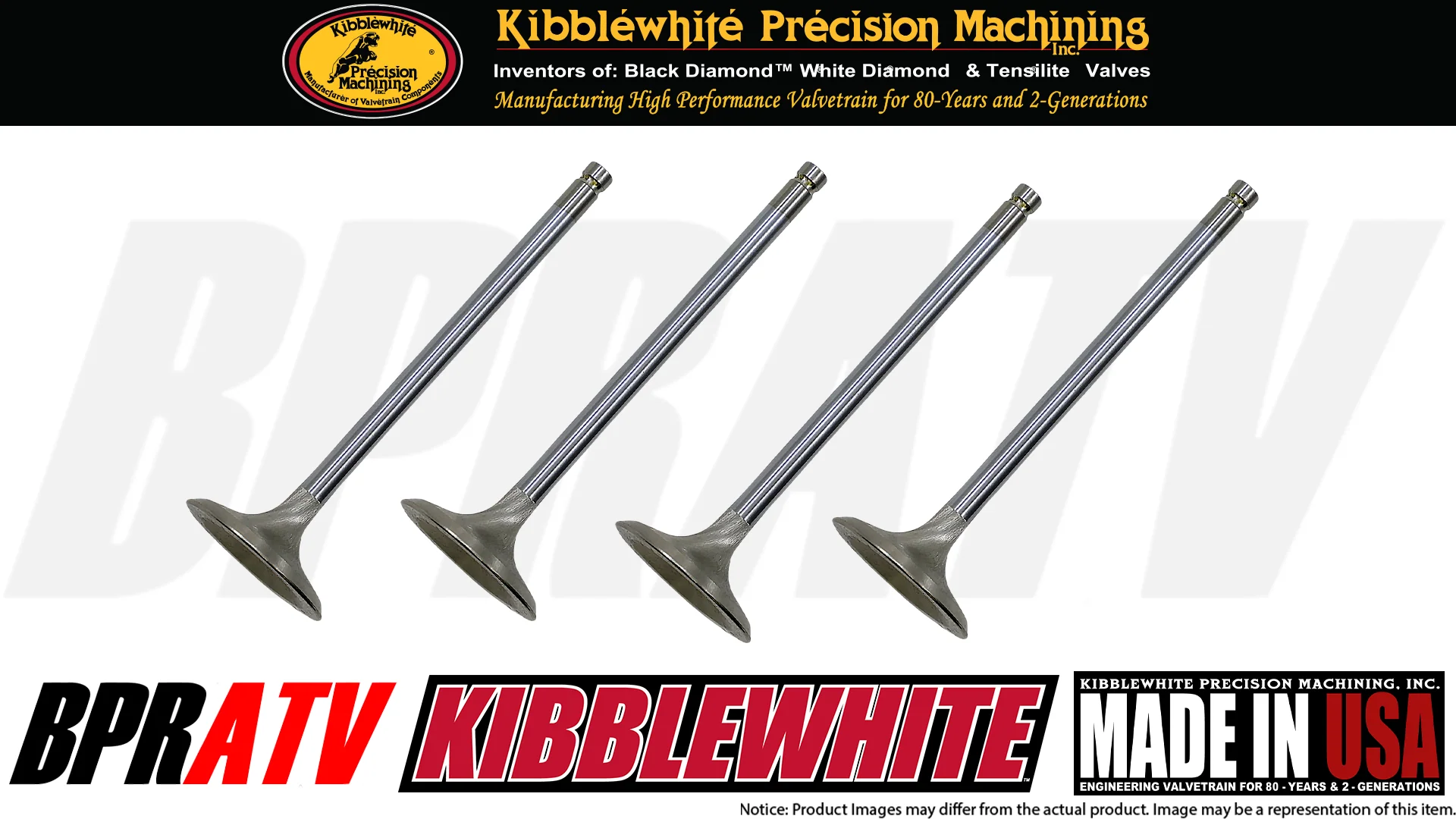 Polaris General 1000 Kibblewhite Precision Valve Kit Intake Exhaust Seals 18-24 - Image 7