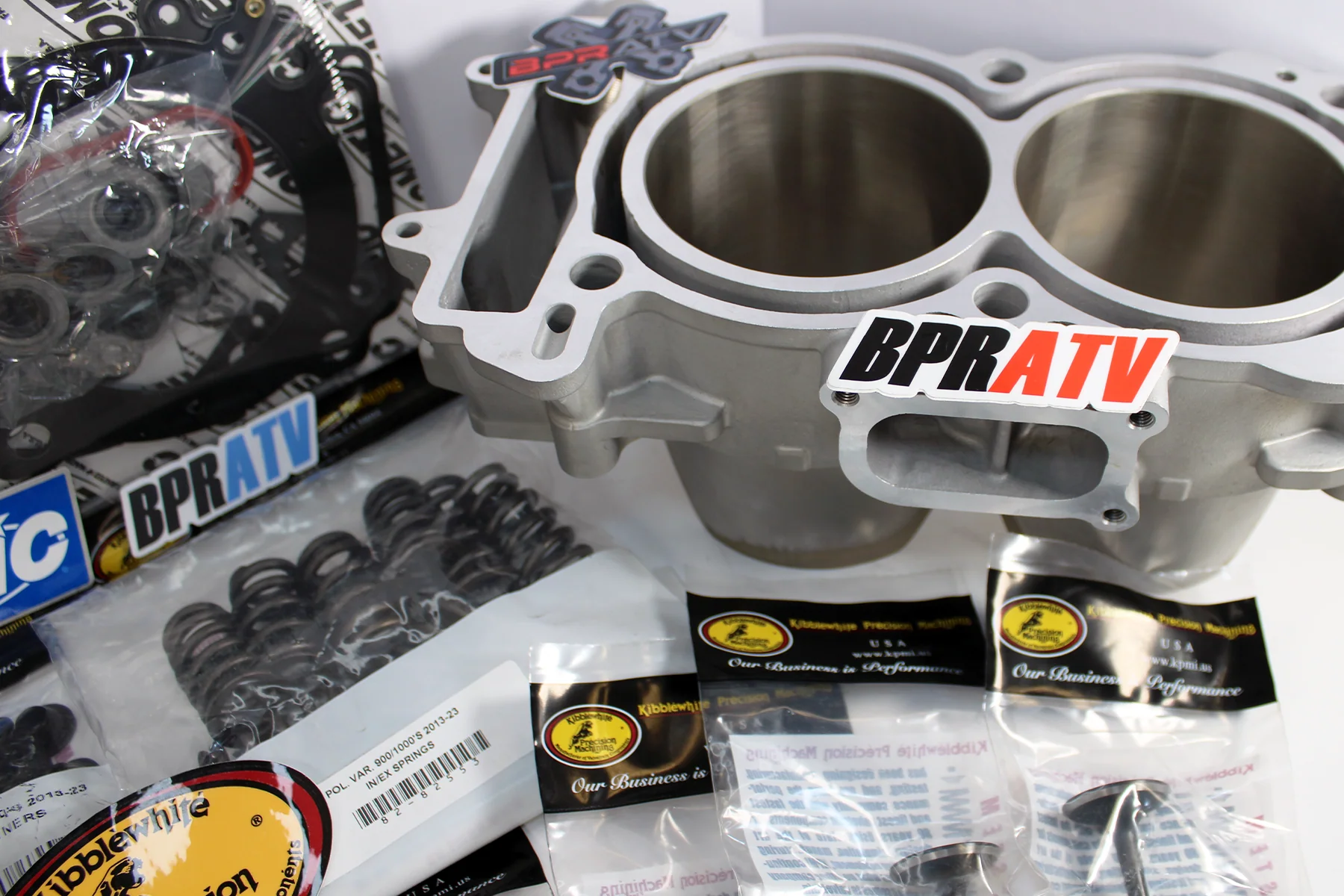 Polaris General 1000 Kibblewhite Valves Head Service Wiseco Pistons Cylinder Kit - Image 13