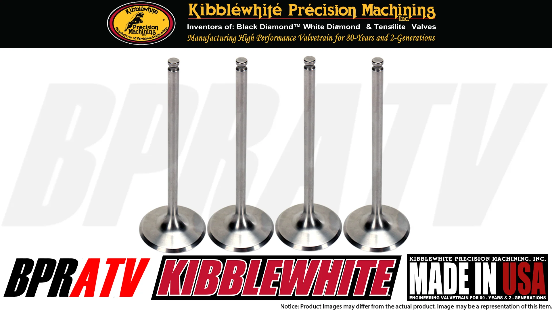 Polaris General 1000 XP1000 Kibblewhite Precision Valve Kit Intake Exhaust 18-24 - Image 9