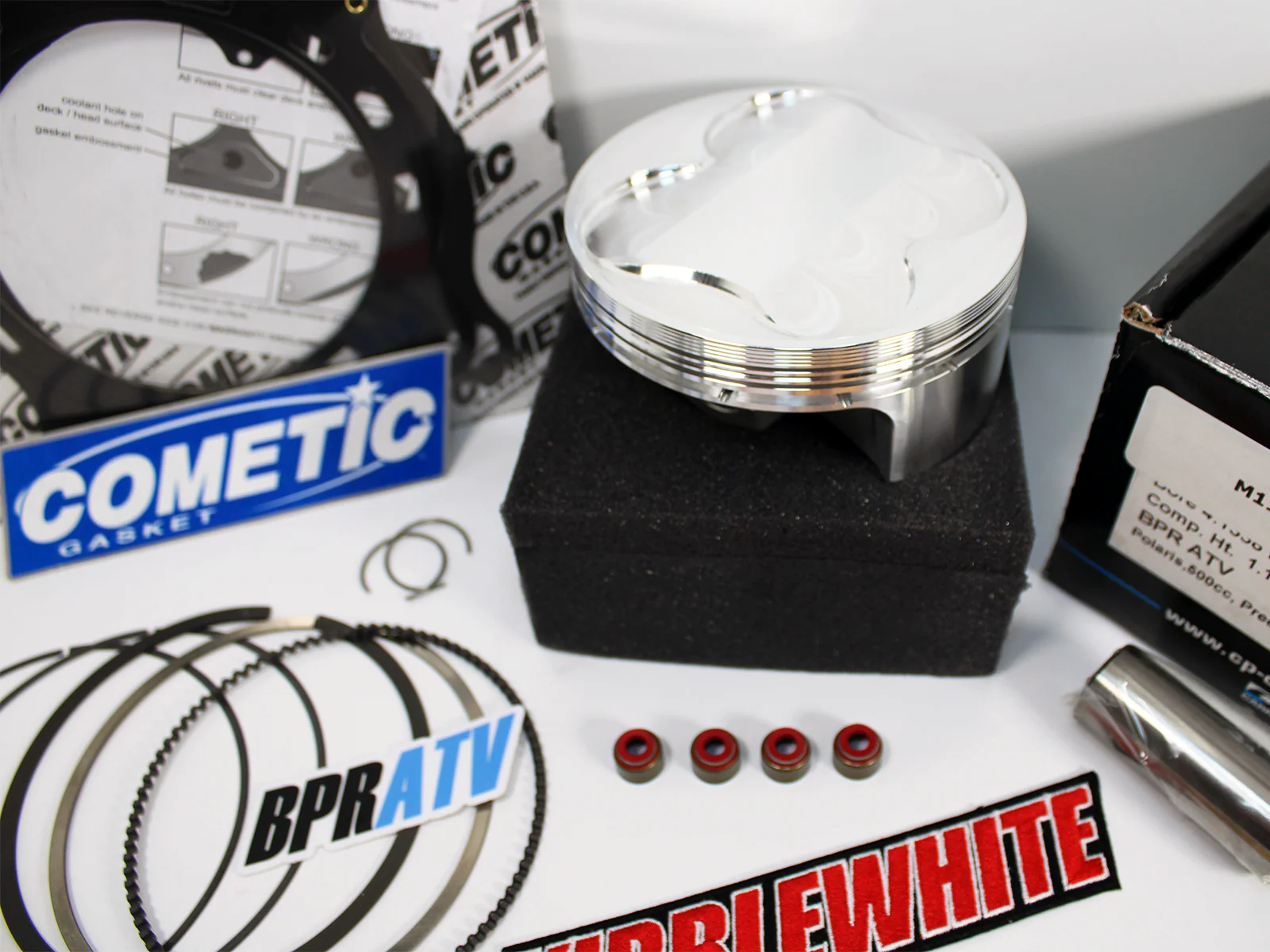 Polaris Outlaw 500 105mm Big Bore CP Carrillo Piston Cometic Gasket Kit KP Seals - Image 9
