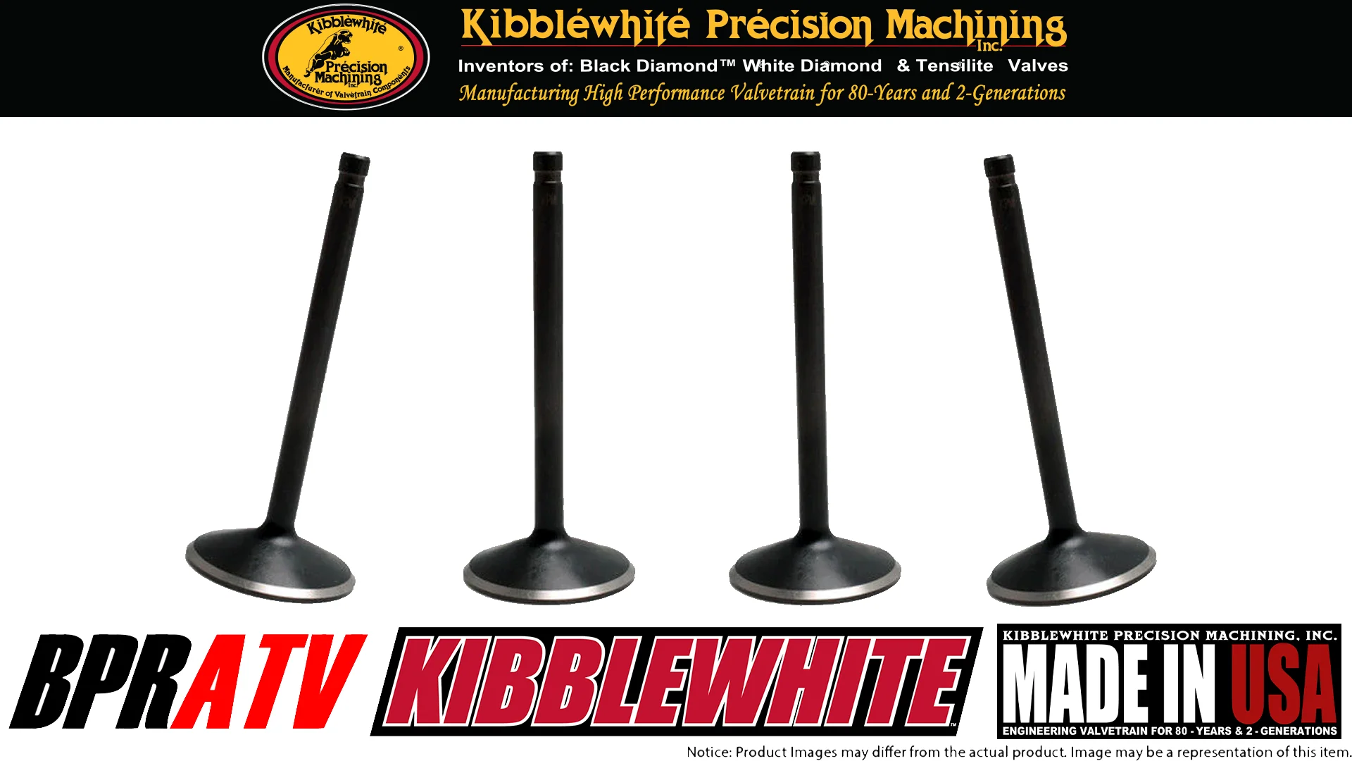 Polaris Predator 500 Kibblewhite Head Intake Exhaust Valves RED Seals 2003-2007 - Image 4
