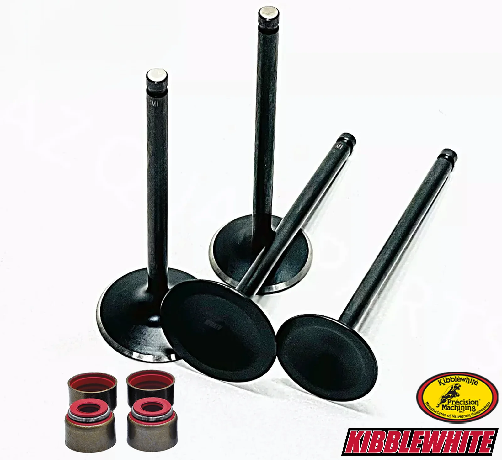 Polaris Predator 500 Kibblewhite Head Intake Exhaust Valves RED Seals 2003-2007 - Image 6