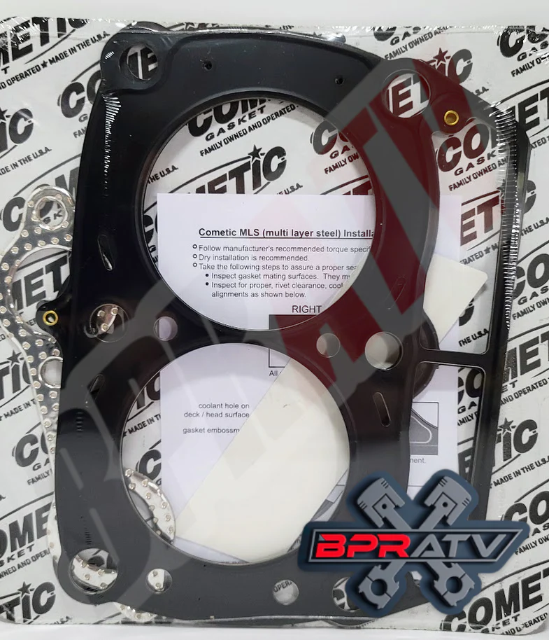 Polaris Ranger 800 Wiseco Piston Rings 80mm Ring Set Cometic Top End Gasket Kit - Image 6