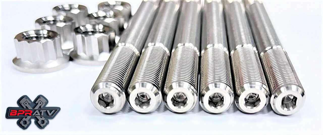 Polaris Ranger Crew 500 TITANIUM Cylinder HEAD Stud Kit Studs Bolt Kit 3084875 - Image 16