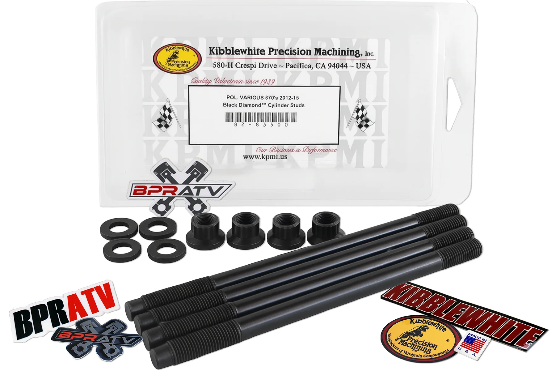 Polaris Ranger RZR Ace Sportsman 570 Kibblewhite Heavy Duty Head Stud Kit Bolts