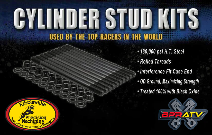 Polaris Ranger RZR Ace Sportsman 570 Kibblewhite Heavy Duty Head Stud Kit Bolts - Image 19