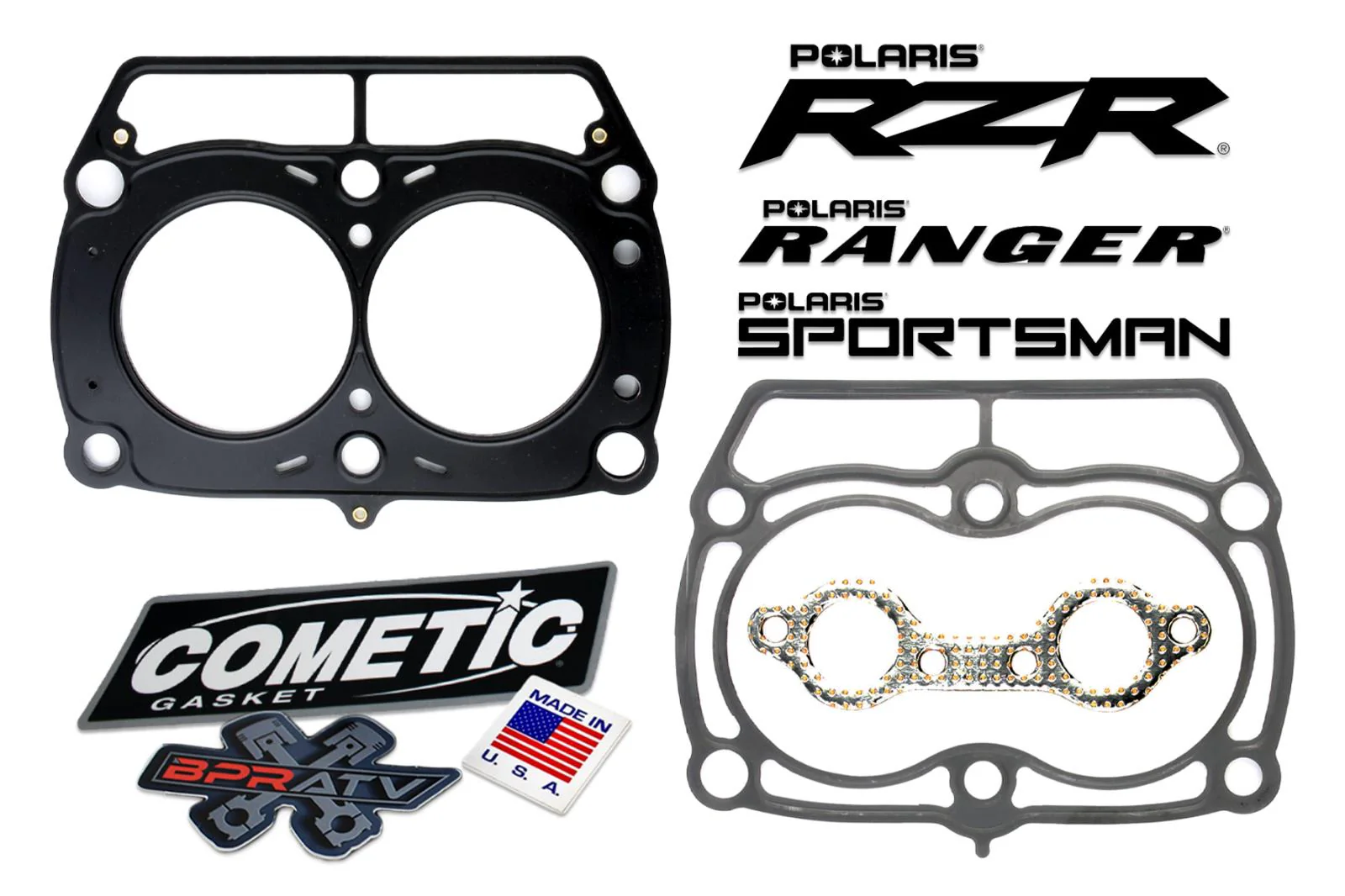 Polaris Ranger RZR Sportsman 800 Top End Rebuild Kit Cylinder Piston Gaskets Kit - Image 10