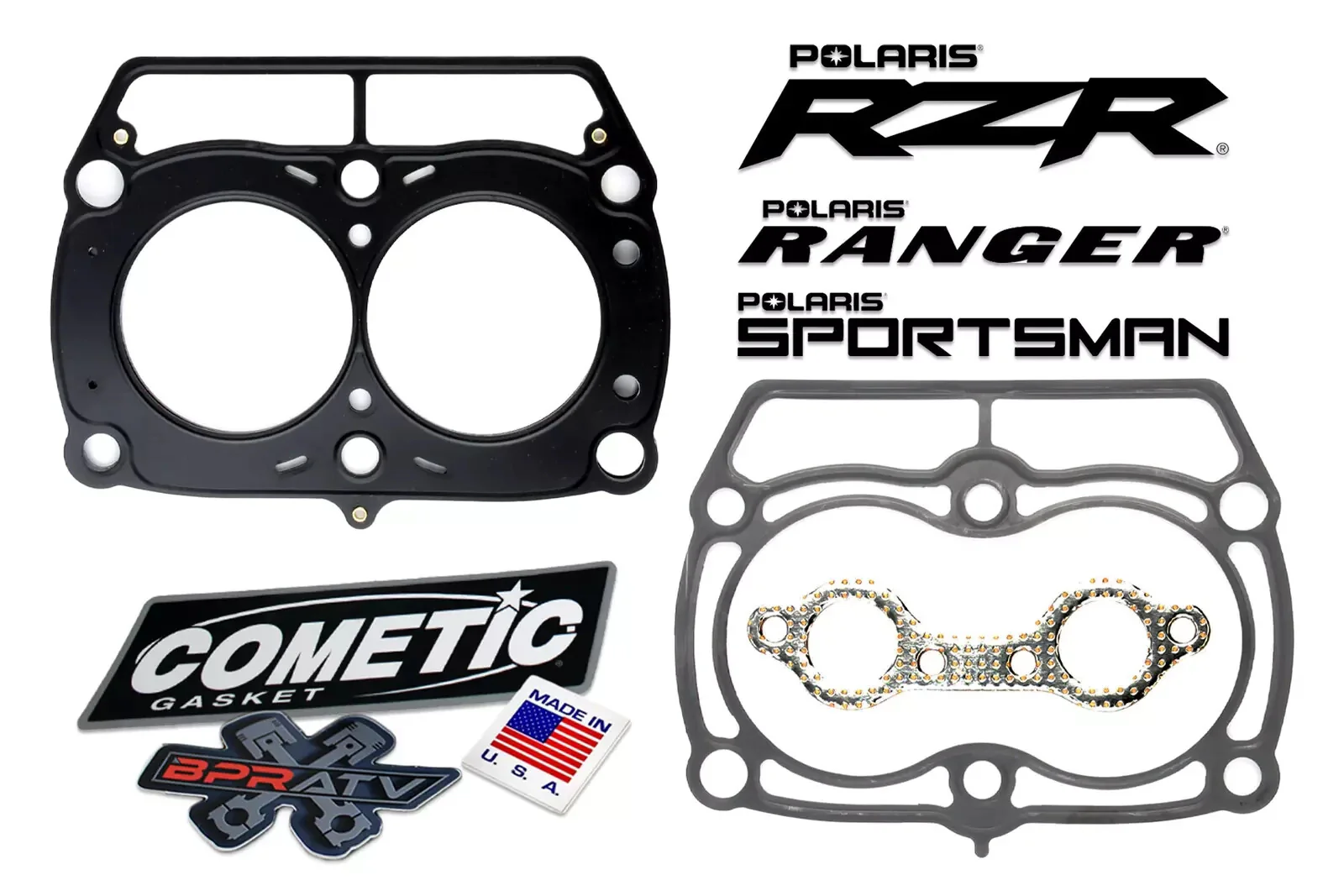 Polaris Ranger RZR Sportsman 800 Top End Rebuild Kit Cylinder Piston Gaskets Kit - Image 18