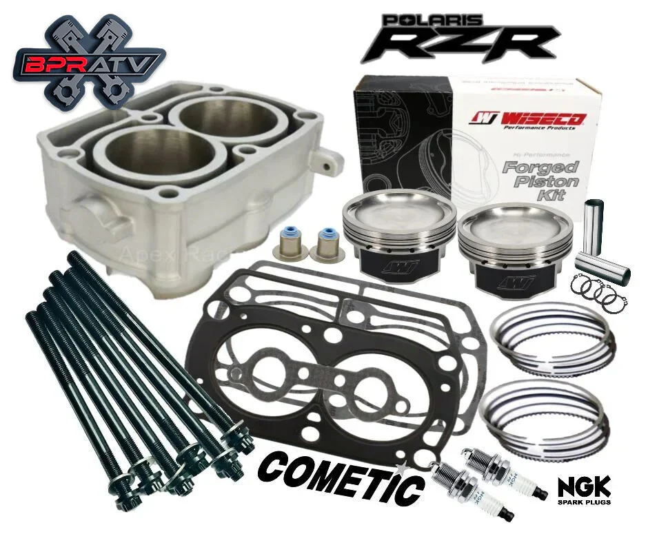 Polaris Ranger RZR Sportsman 800 Top End Rebuild Kit Cylinder Piston Gaskets Kit - Image 23