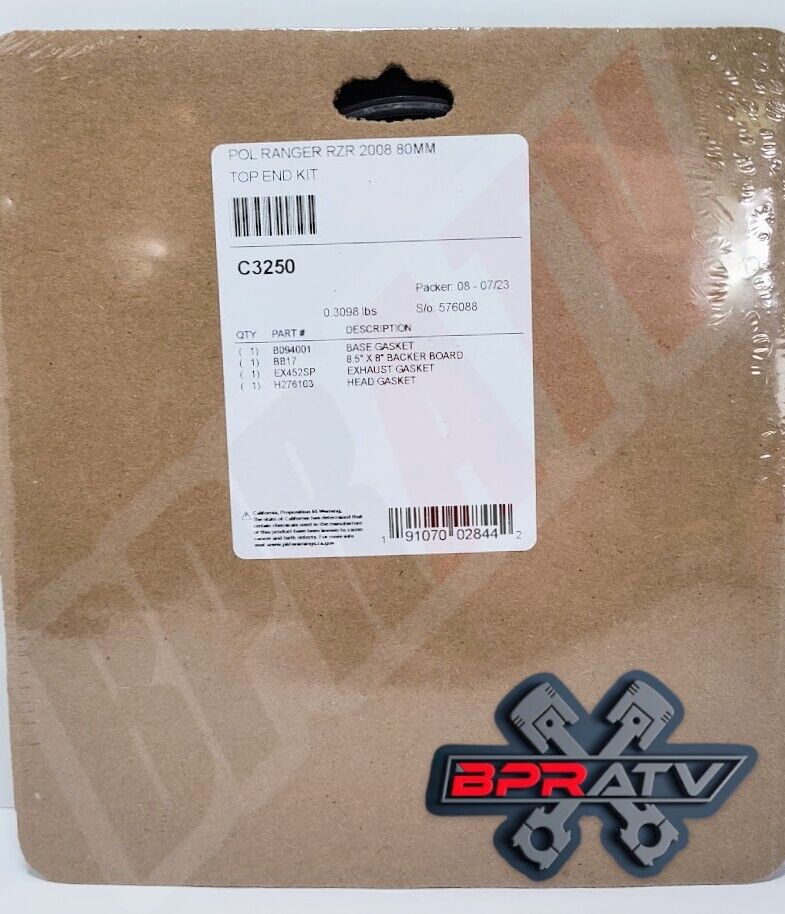 Polaris Ranger RZR800 Cometic Top End Gasket Kit MLS Kibblewhite Red Viton Seals - Image 13