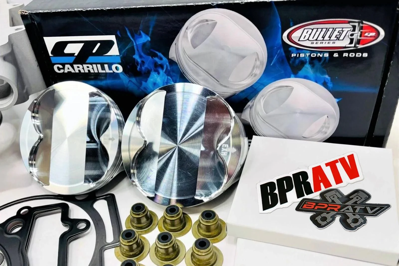 Ranger XP 900 Top End Rebuild Kit Stock Cylinder Pistons Complete Assembly Parts - Image 3