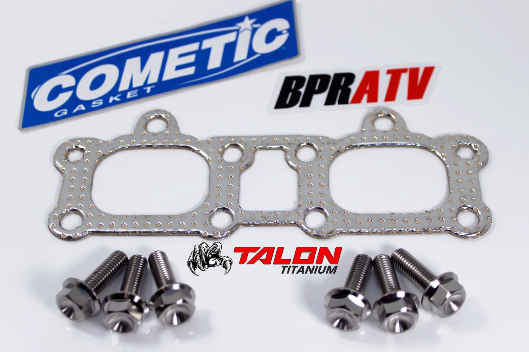 Polaris RZR 1000 XP/RS1 Exhaust Manifold Repair Cometic Gasket & Titanium Bolts - Image 14
