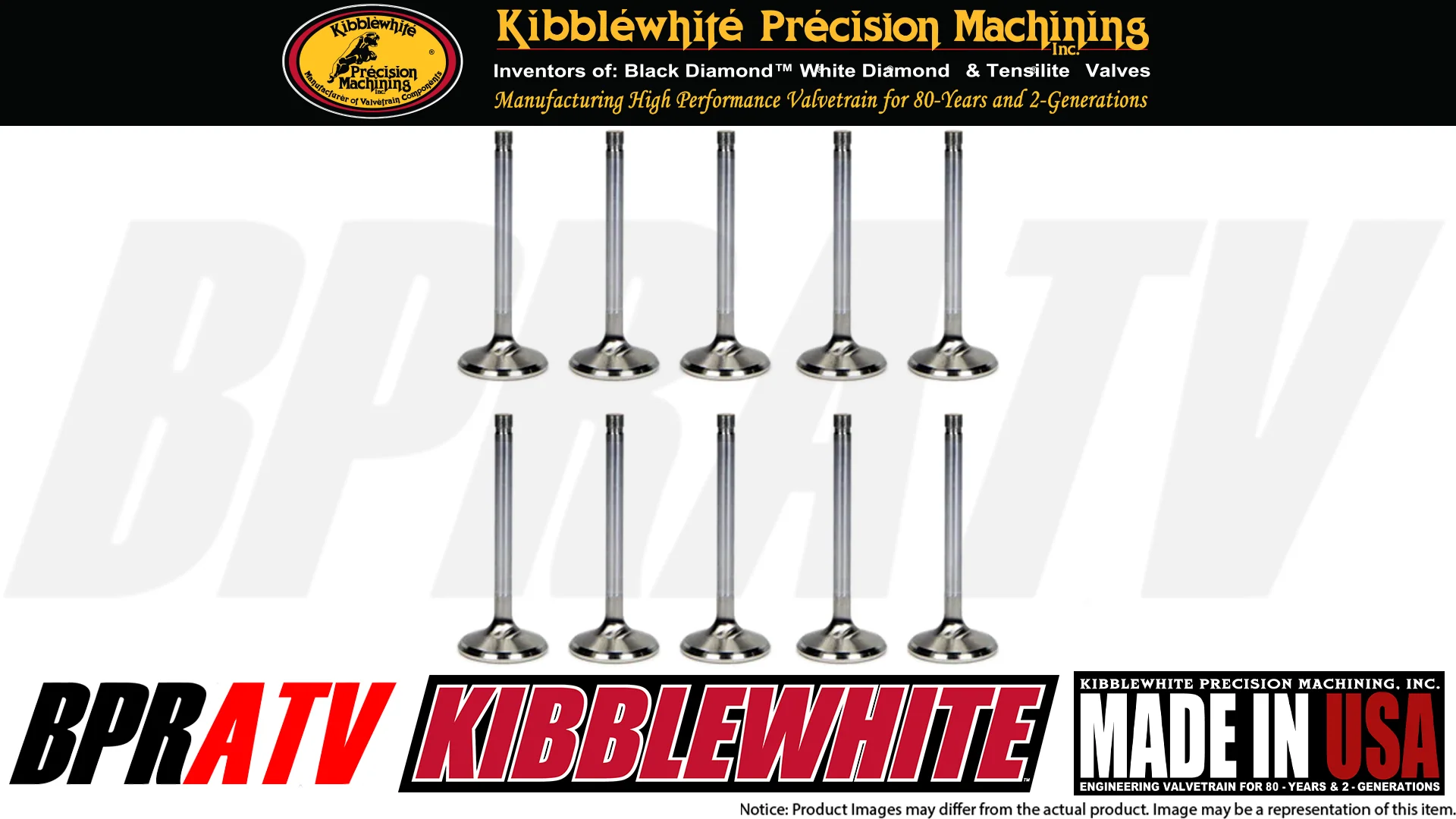 Polaris RZR 1000 (XP/Trail S) XP Turbo Kibblewhite Precision Valve Kit 2015-2024 - Image 4