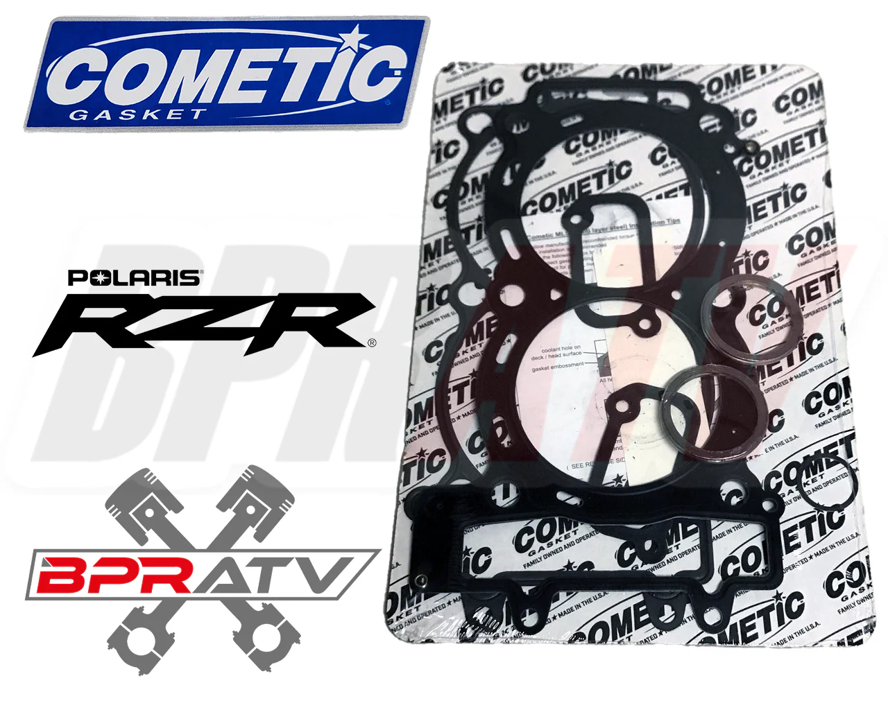 Polaris RZR 4 900 XP 900 Stock Bore Cylinder Wiseco Pistons Top End Rebuild Kit - Image 14