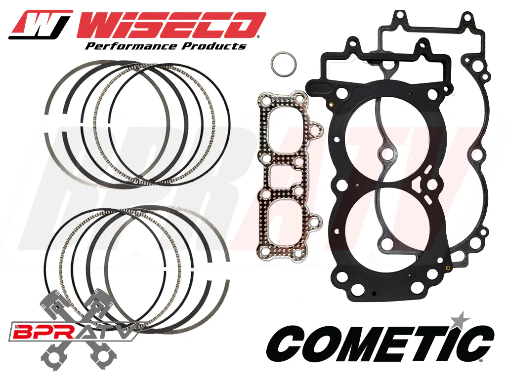 Polaris RZR 4 XP900 XP 900 93mm Stock Bore Wiseco Pistons Cometic Top End Gasket - Image 19