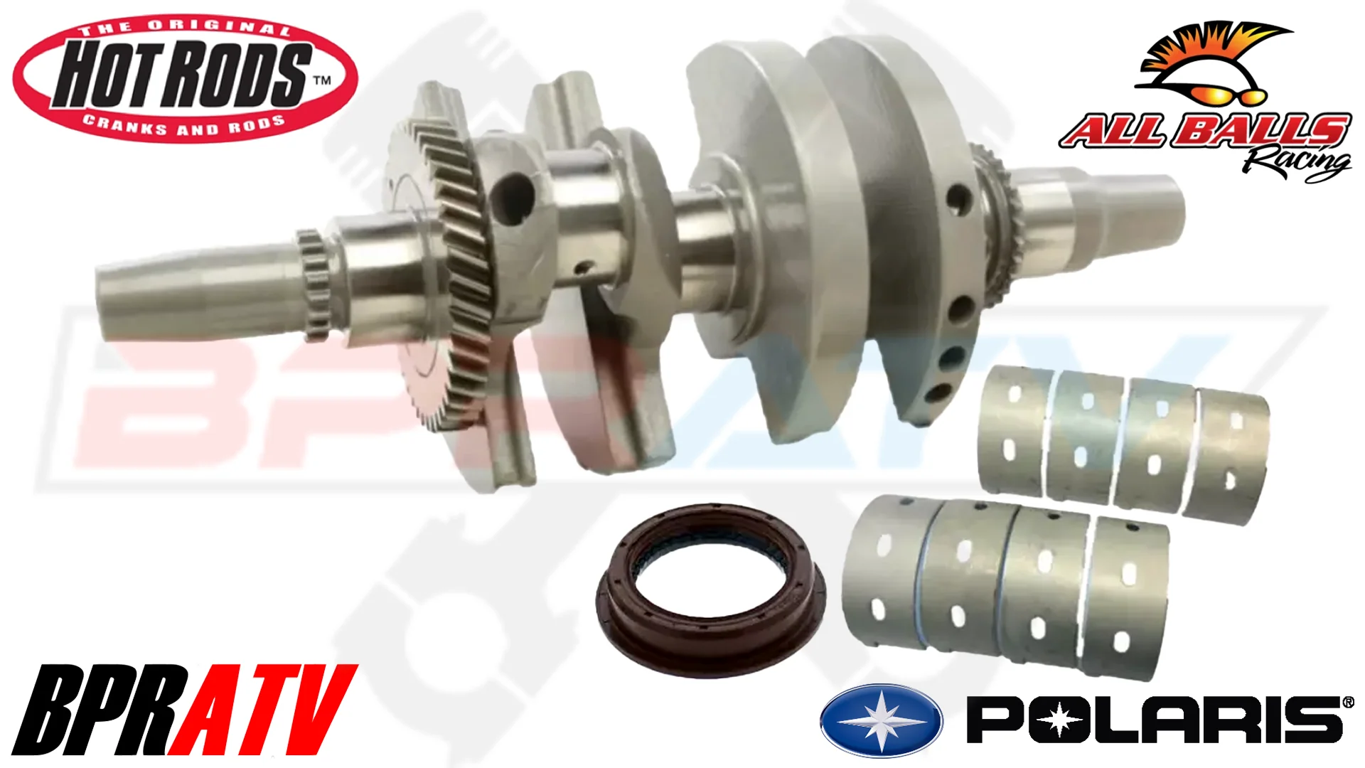 Polaris RZR Turbo S S4 OEM RODS Hot Rods Crankshaft Motor Bottom End Rebuild Kit - Image 16